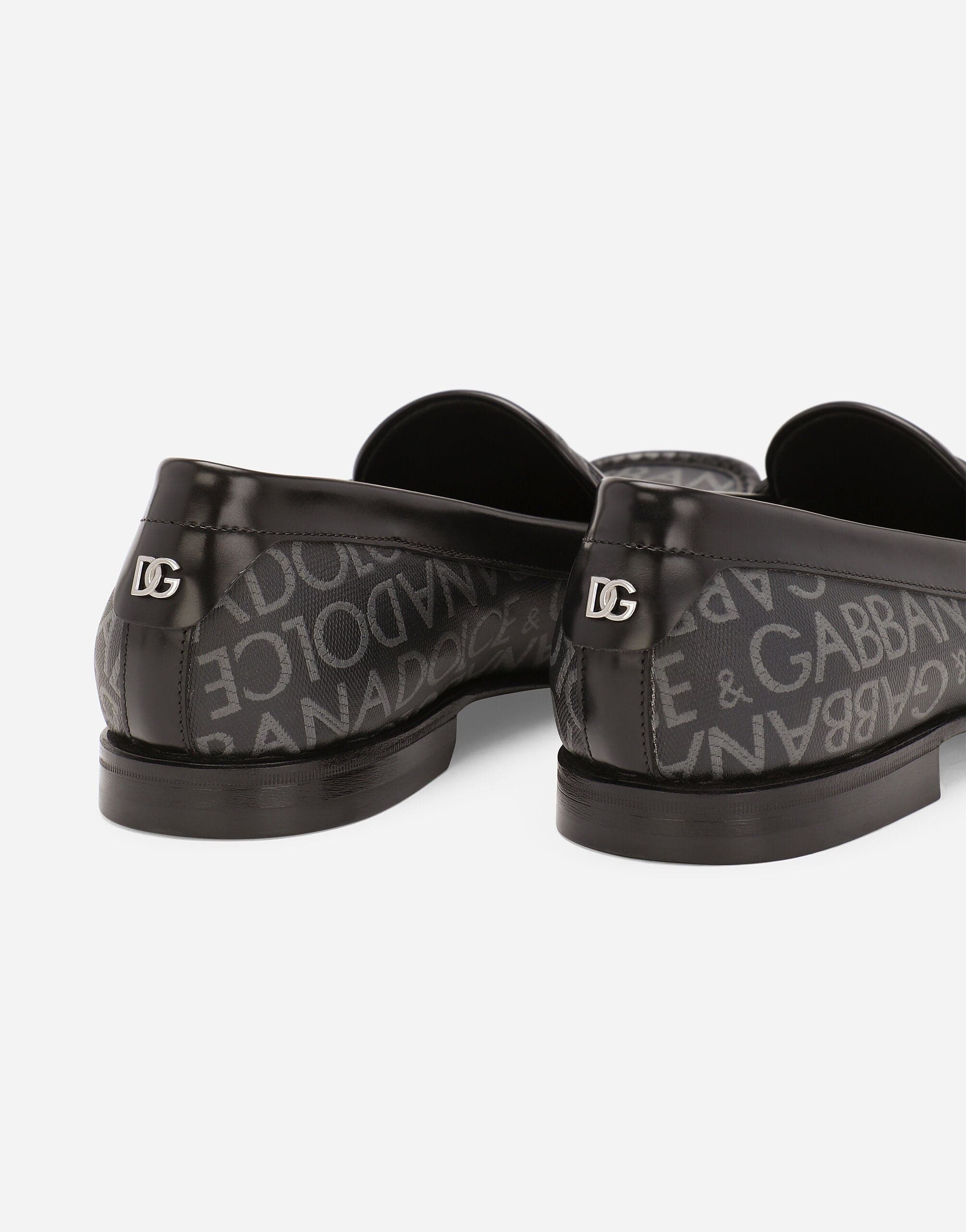 Dolce & Gabbana Logo-Print Loafers