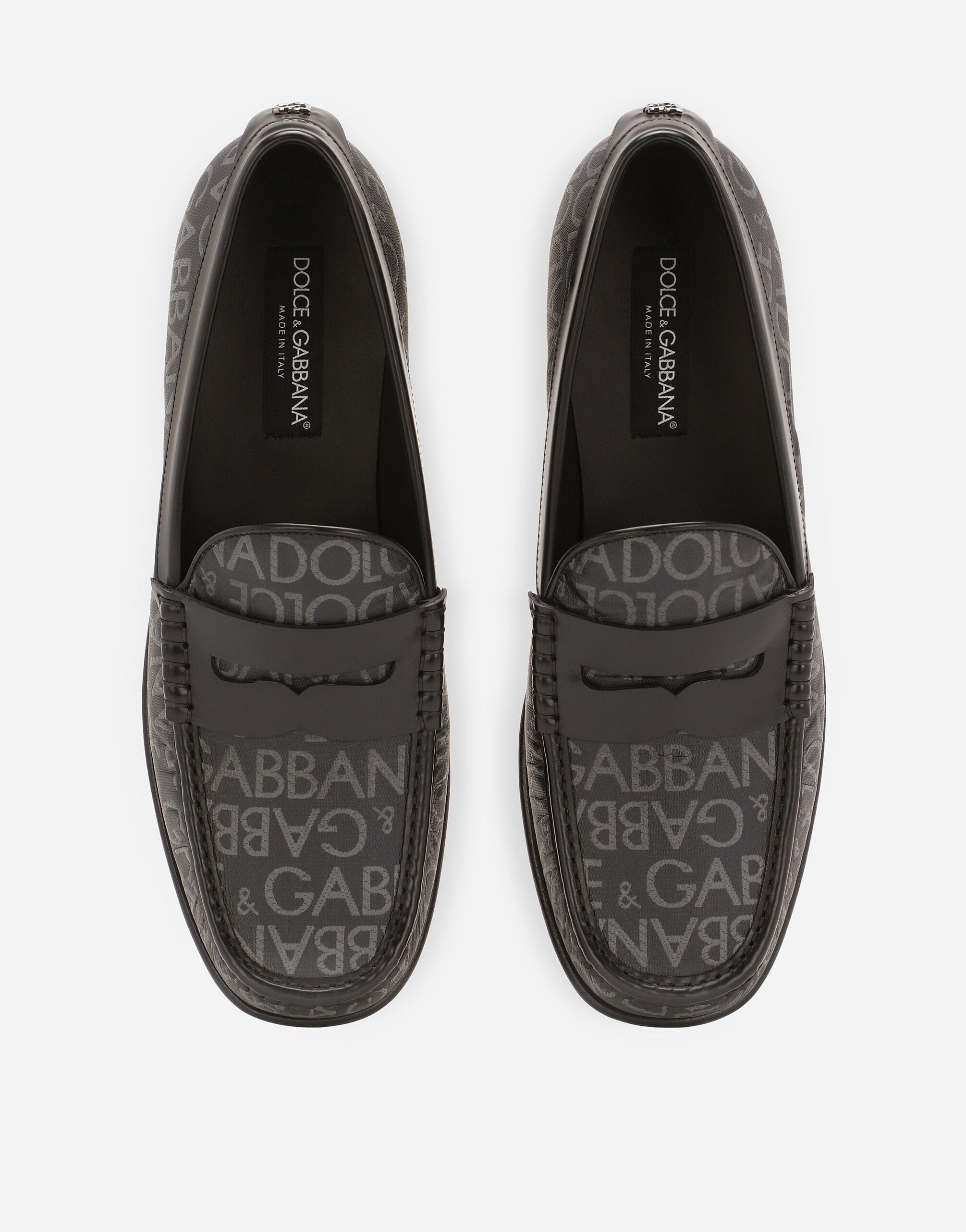 Dolce & Gabbana Logo-Print Loafers