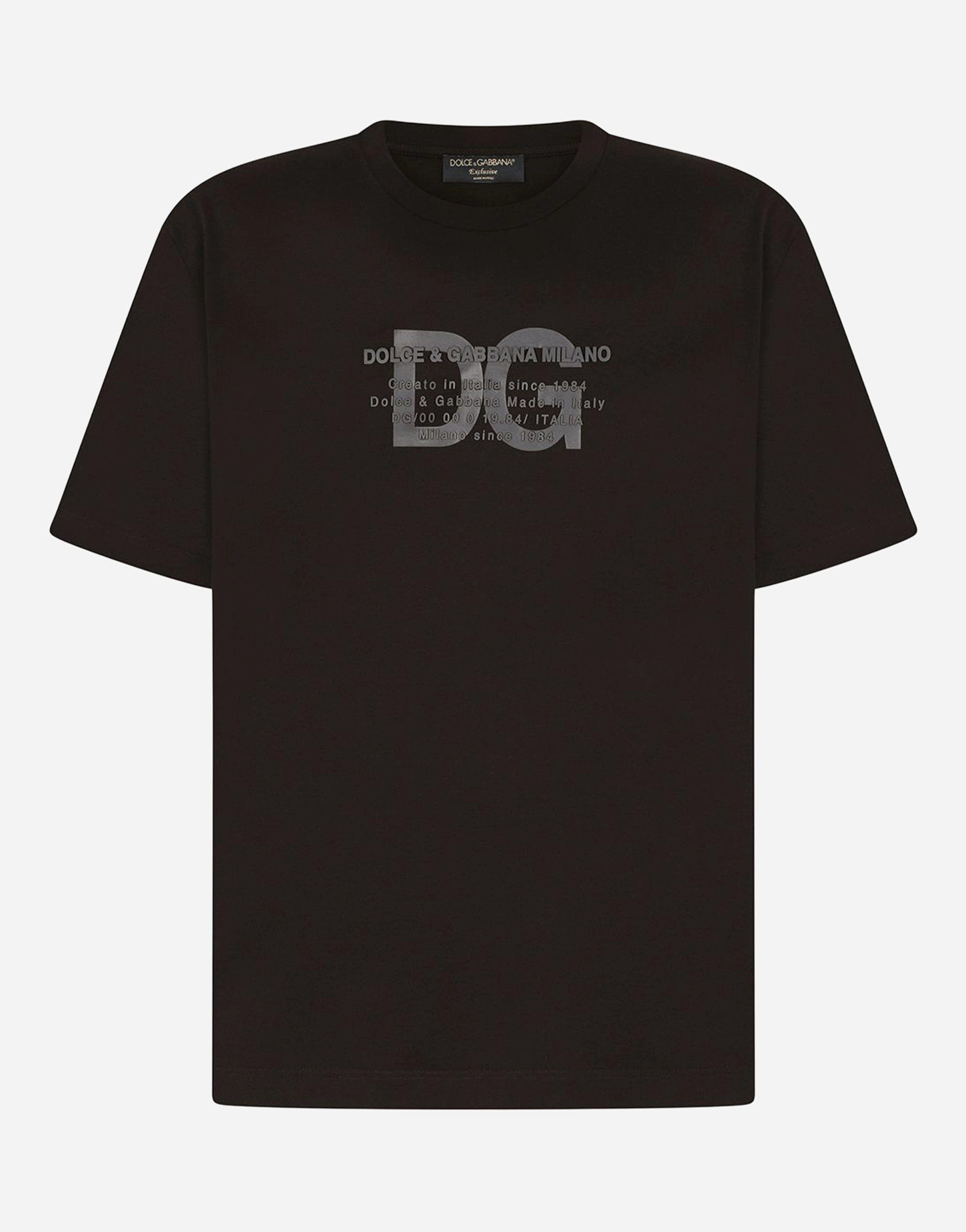 Dolce & Gabbana Logo-Print Short-Sleeve T-Shirt