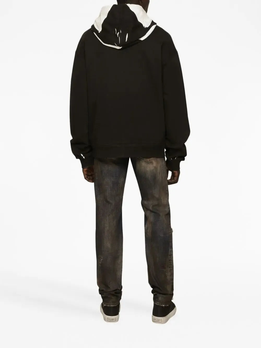 Dolce & Gabbana Dolce & Gabbana Logo-Print Zipped Hoodie