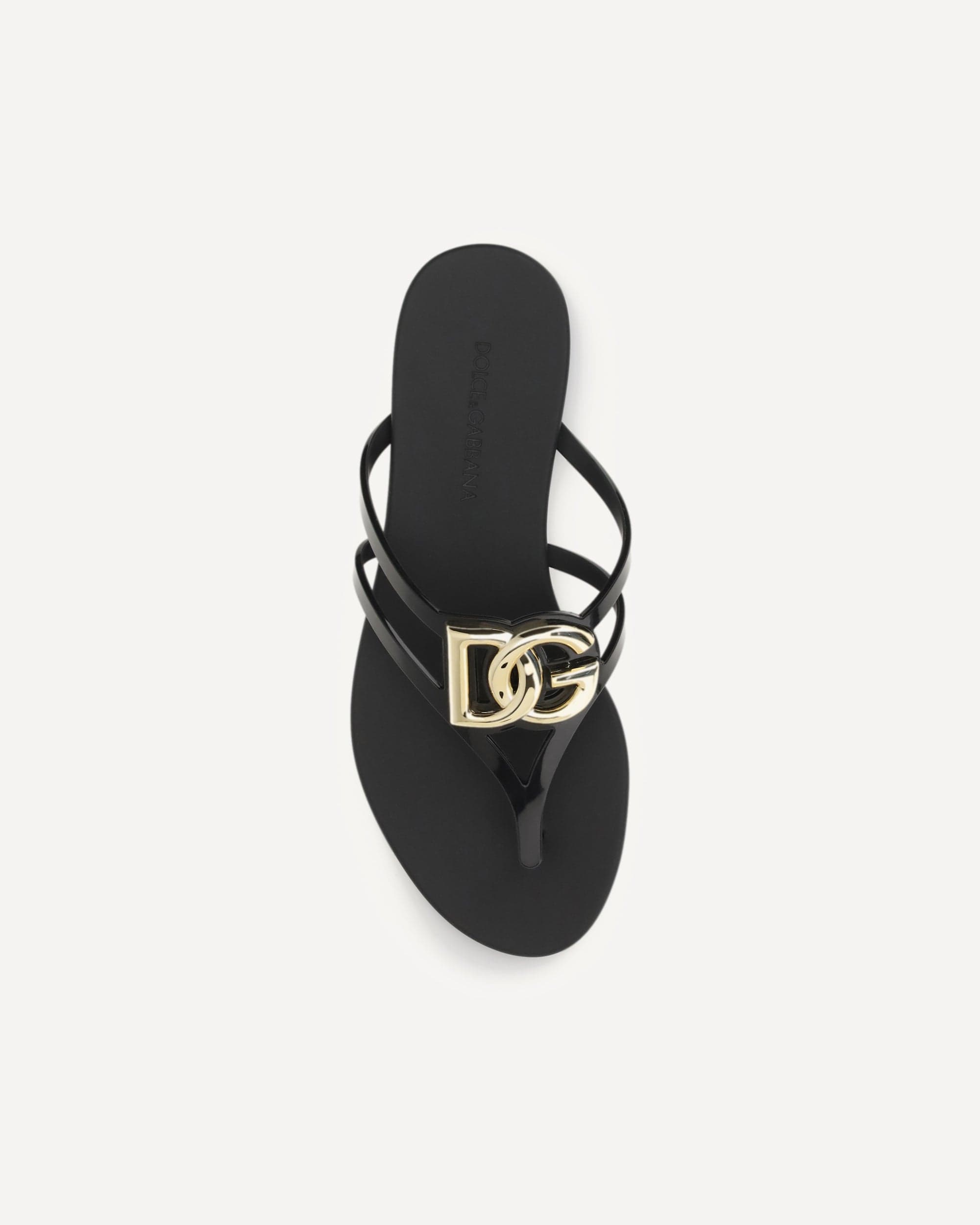 Dolce & Gabbana Logo Rubber Sandals