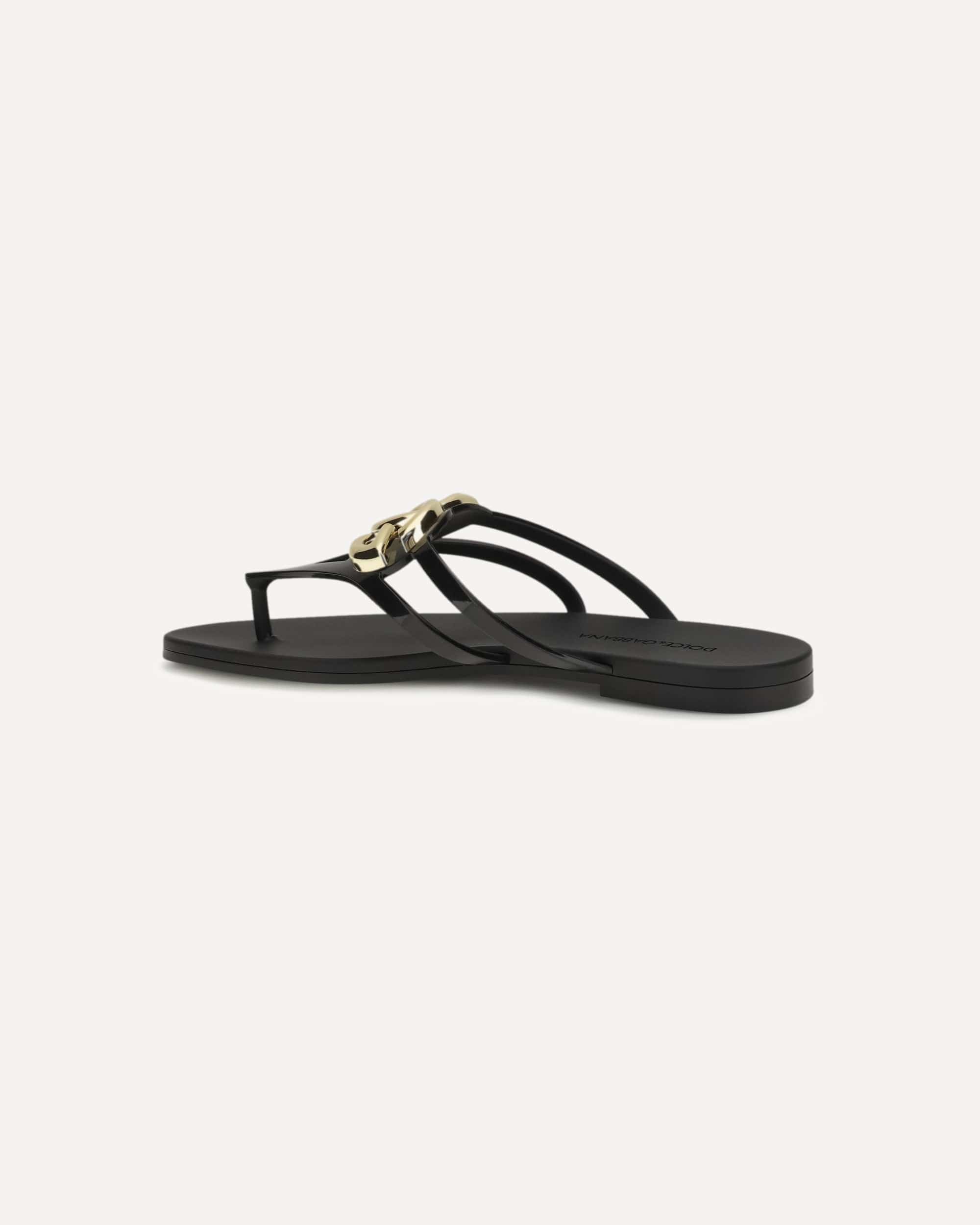 Dolce & Gabbana Logo Rubber Sandals