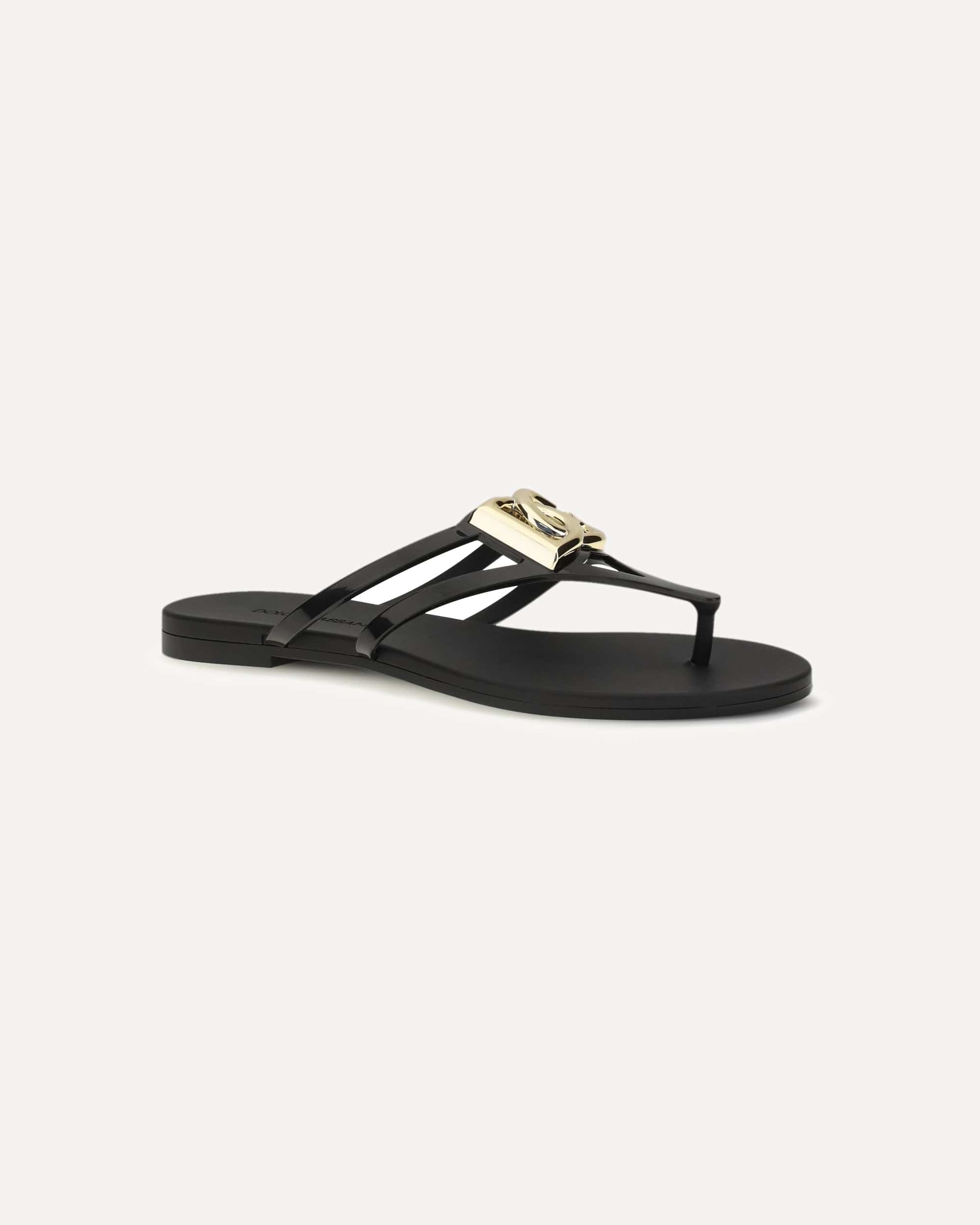 Dolce & Gabbana Logo Rubber Sandals