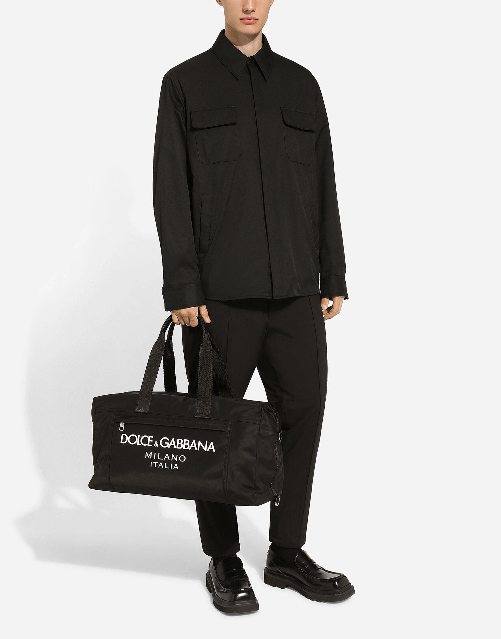 Dolce & Gabbana Logo-Stamp Holdall Bag