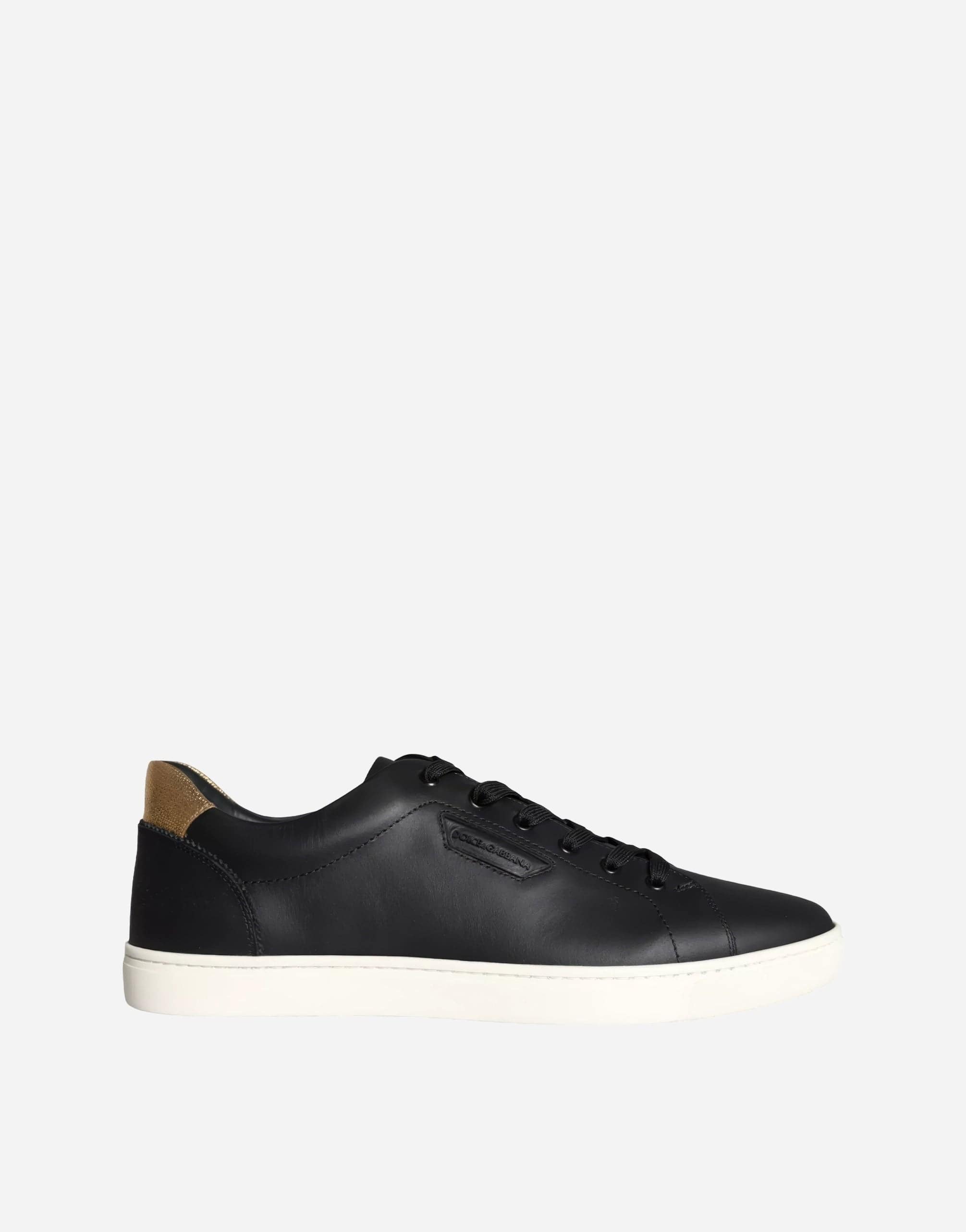 Dolce & Gabbana Logo Stamped Leather Sneakers