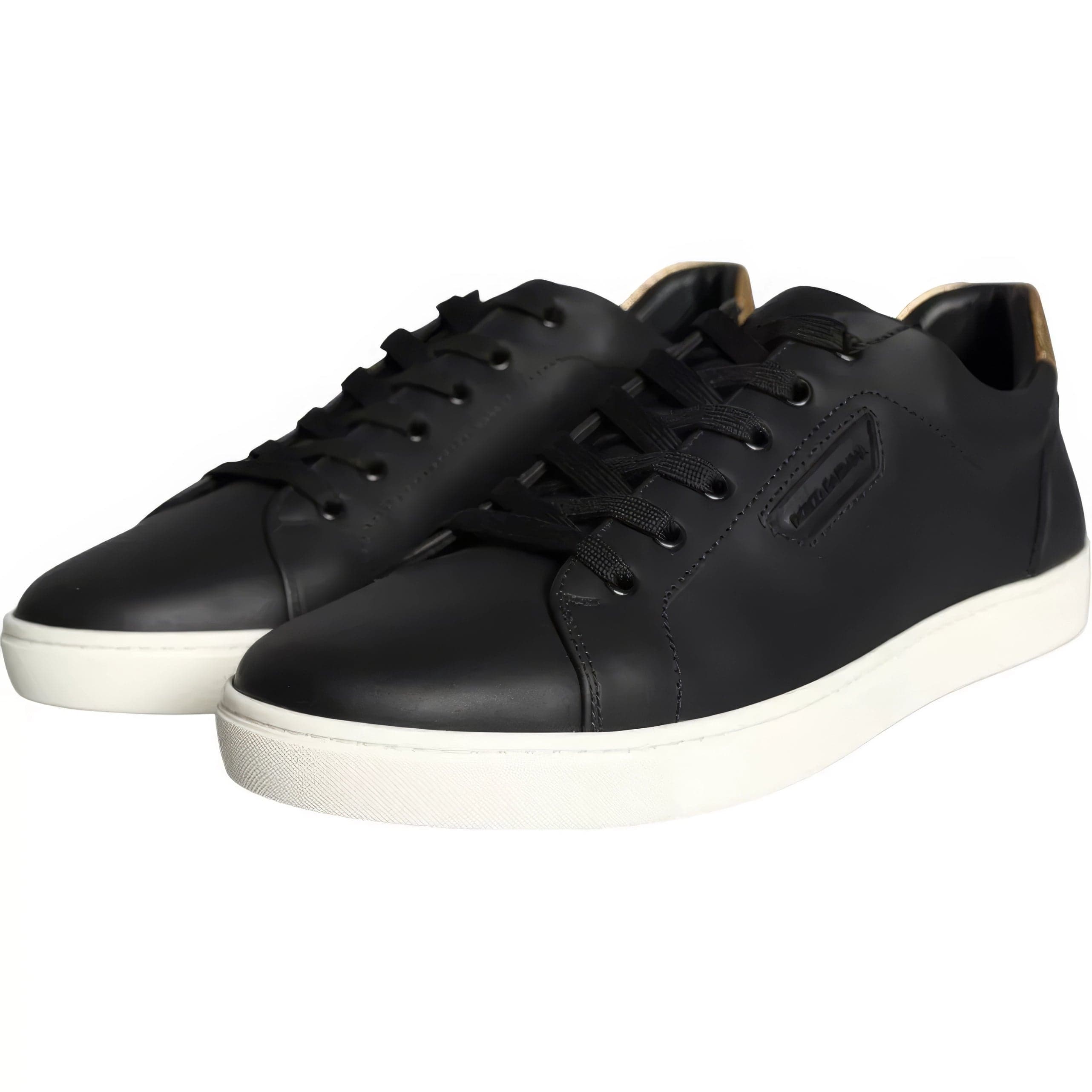 Dolce & Gabbana Logo Stamped Leather Sneakers