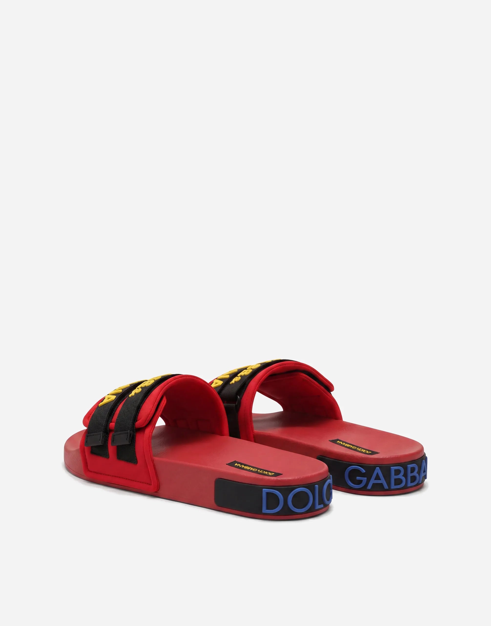 Dolce & Gabbana Dolce & Gabbana Logo Strap Rubber Pool Slide Sandals