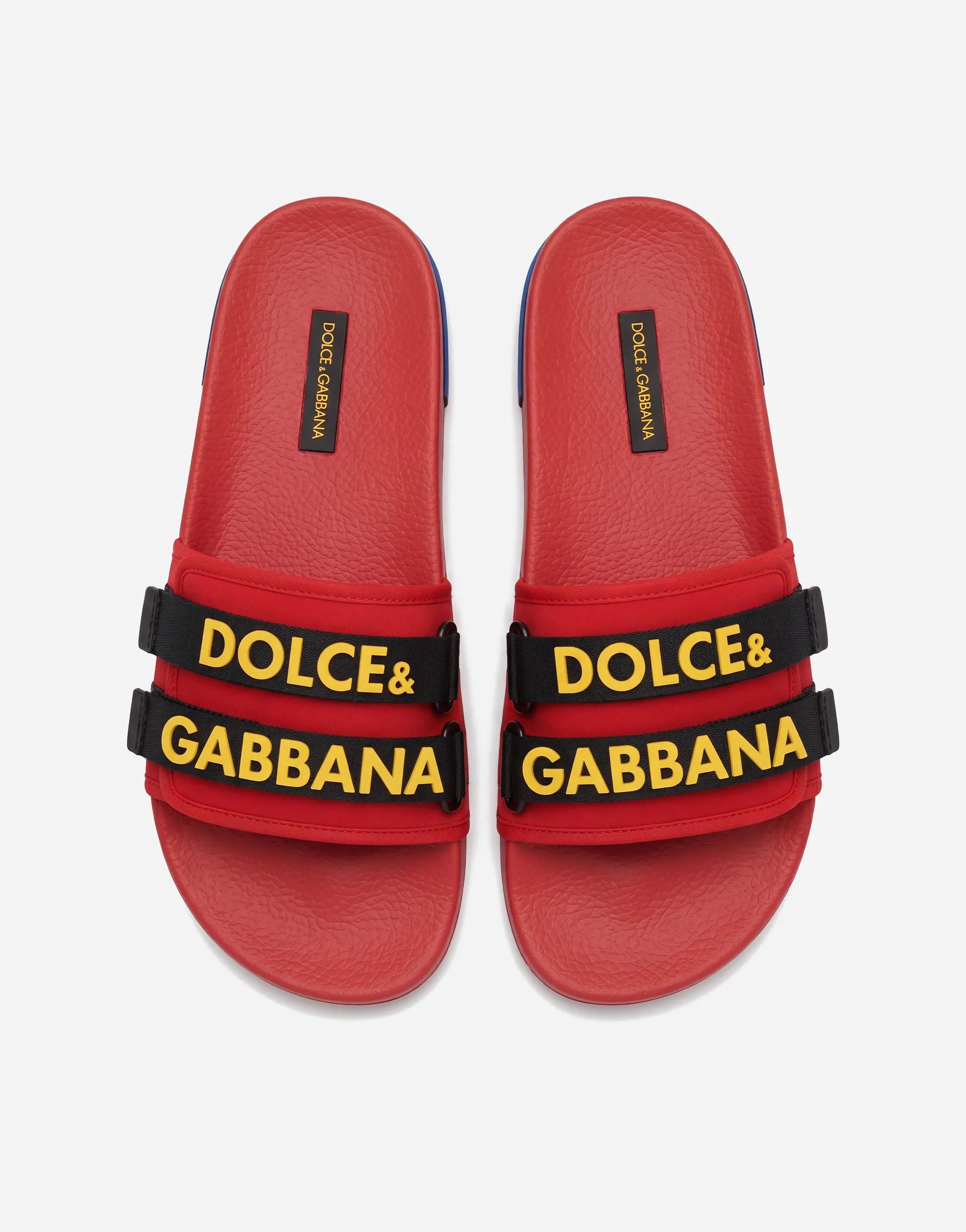 Dolce & Gabbana Dolce & Gabbana Logo Strap Rubber Pool Slide Sandals