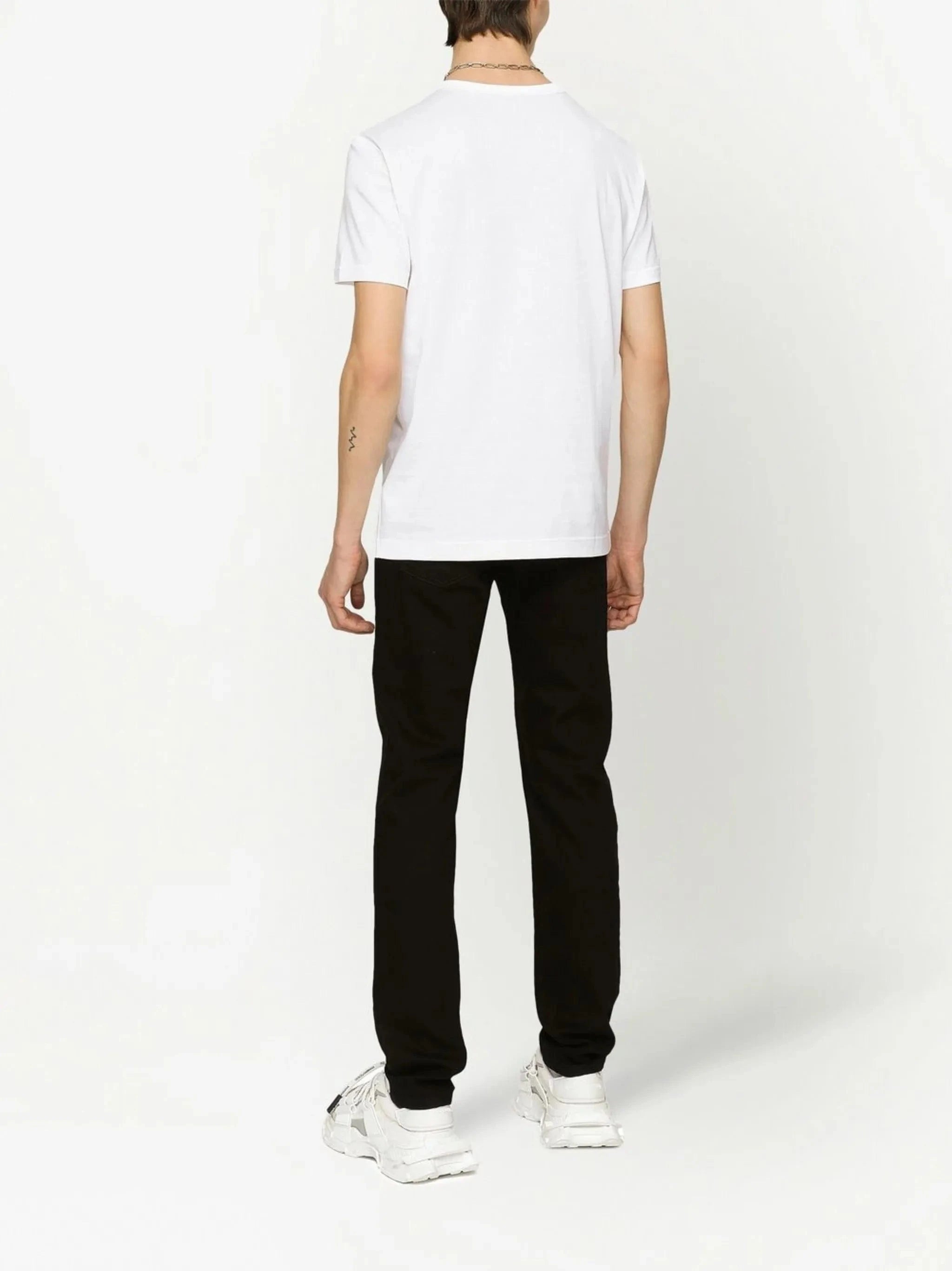 Dolce & Gabbana Logo-Tag Cotton T-Shirt