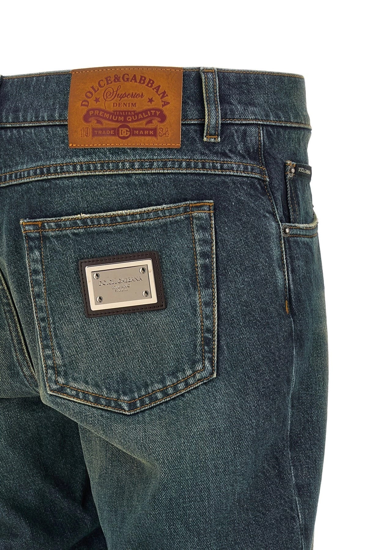 Dolce & Gabbana Dolce & Gabbana Logo Tag Straight-Leg Jeans