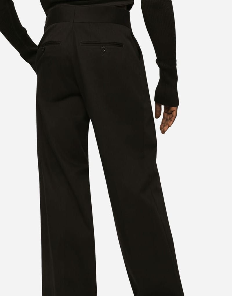 Dolce & Gabbana Dolce & Gabbana Logo Tag Stretch Trousers