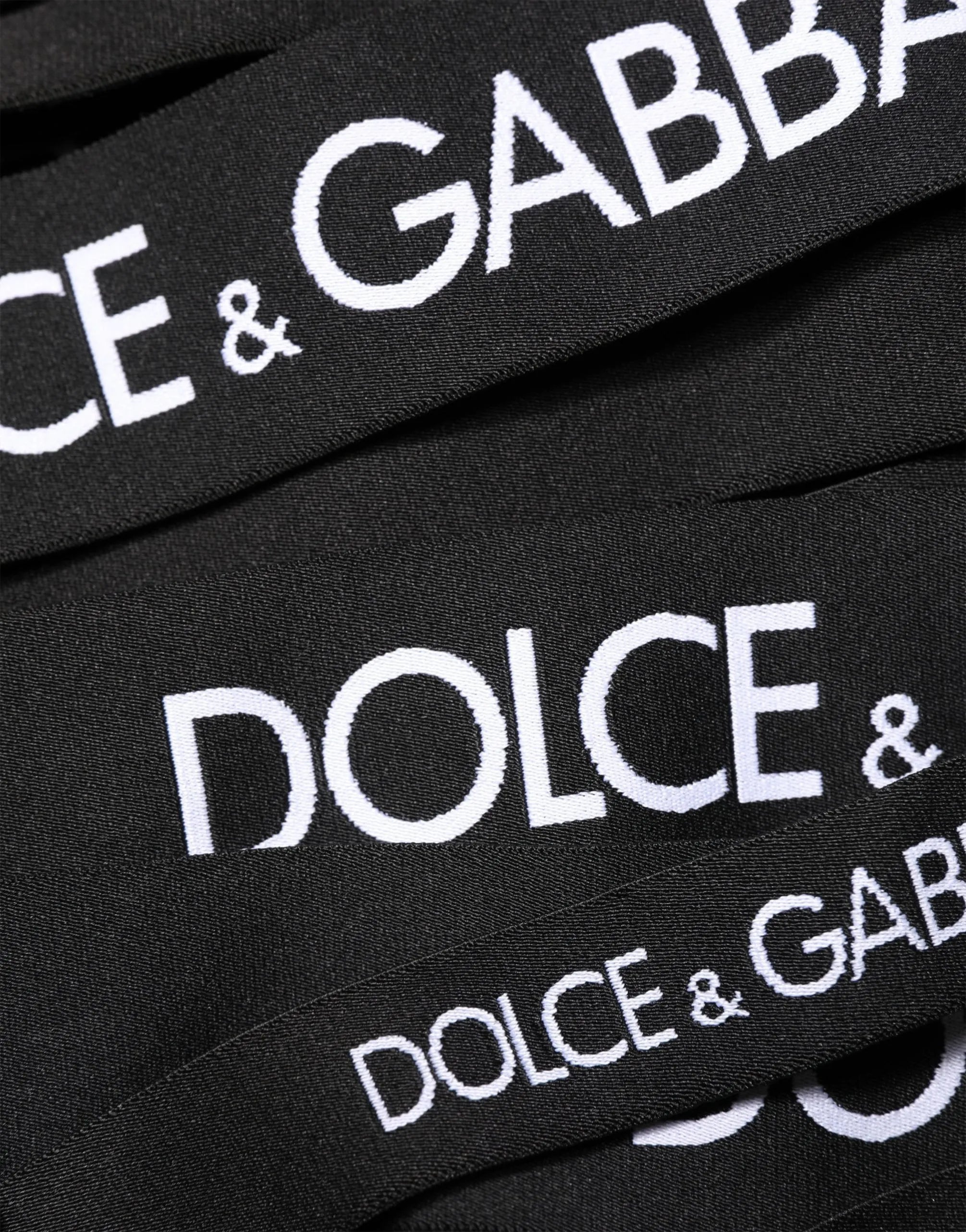Dolce & Gabbana Logo Tape Cut-Out Bodycon Dress