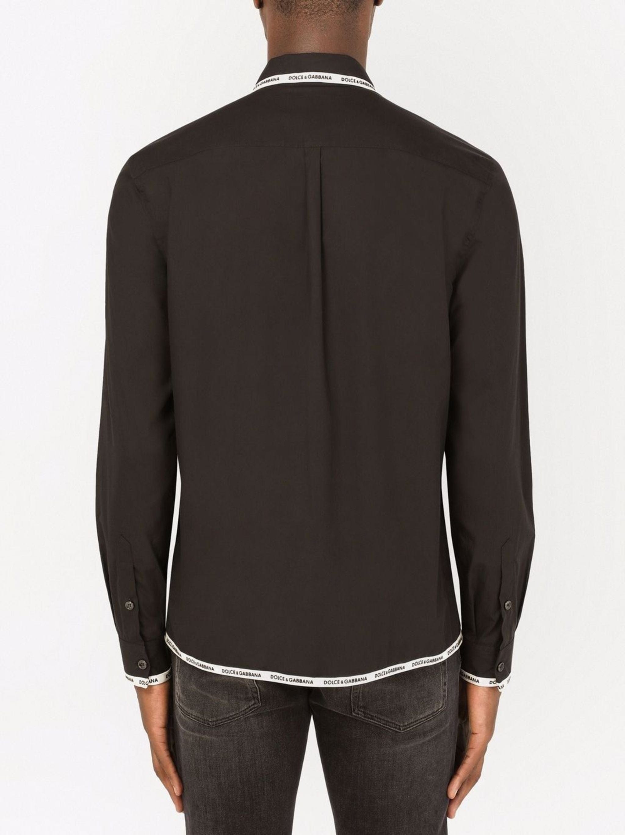 Dolce & Gabbana Logo-Trim Longsleeved Shirt