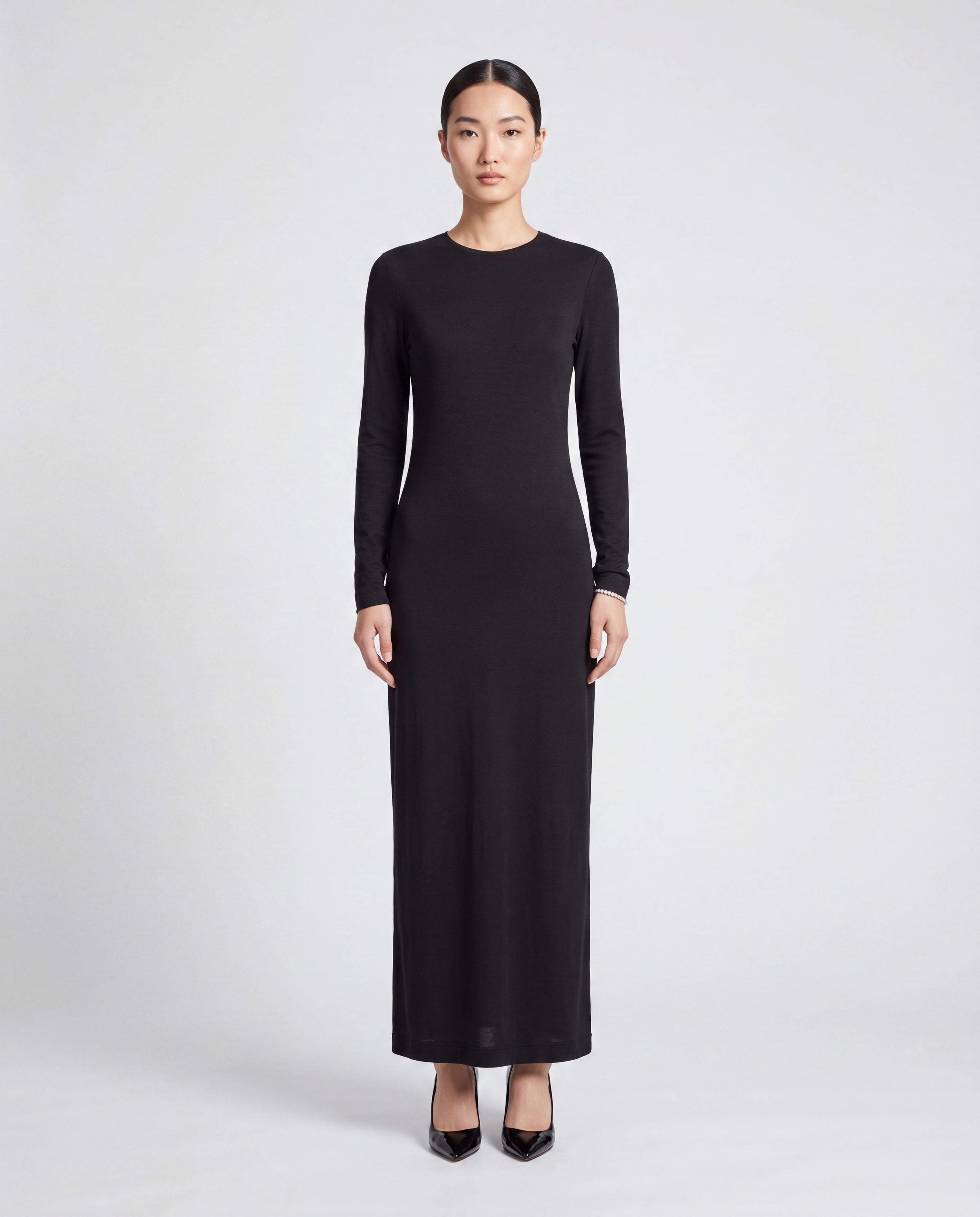 Dolce & Gabbana Long Sleeve Maxi Dress