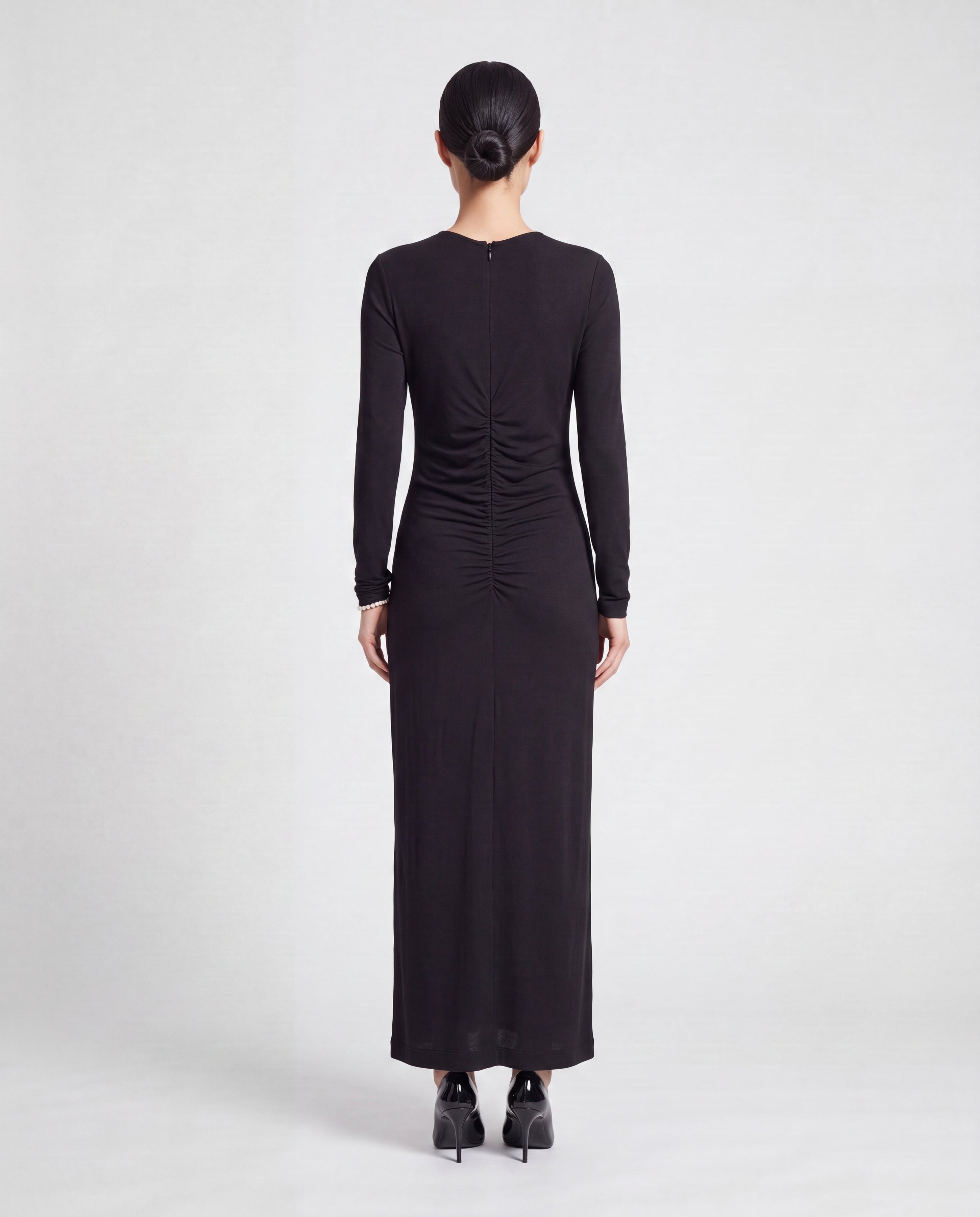 Dolce & Gabbana Long Sleeve Maxi Dress