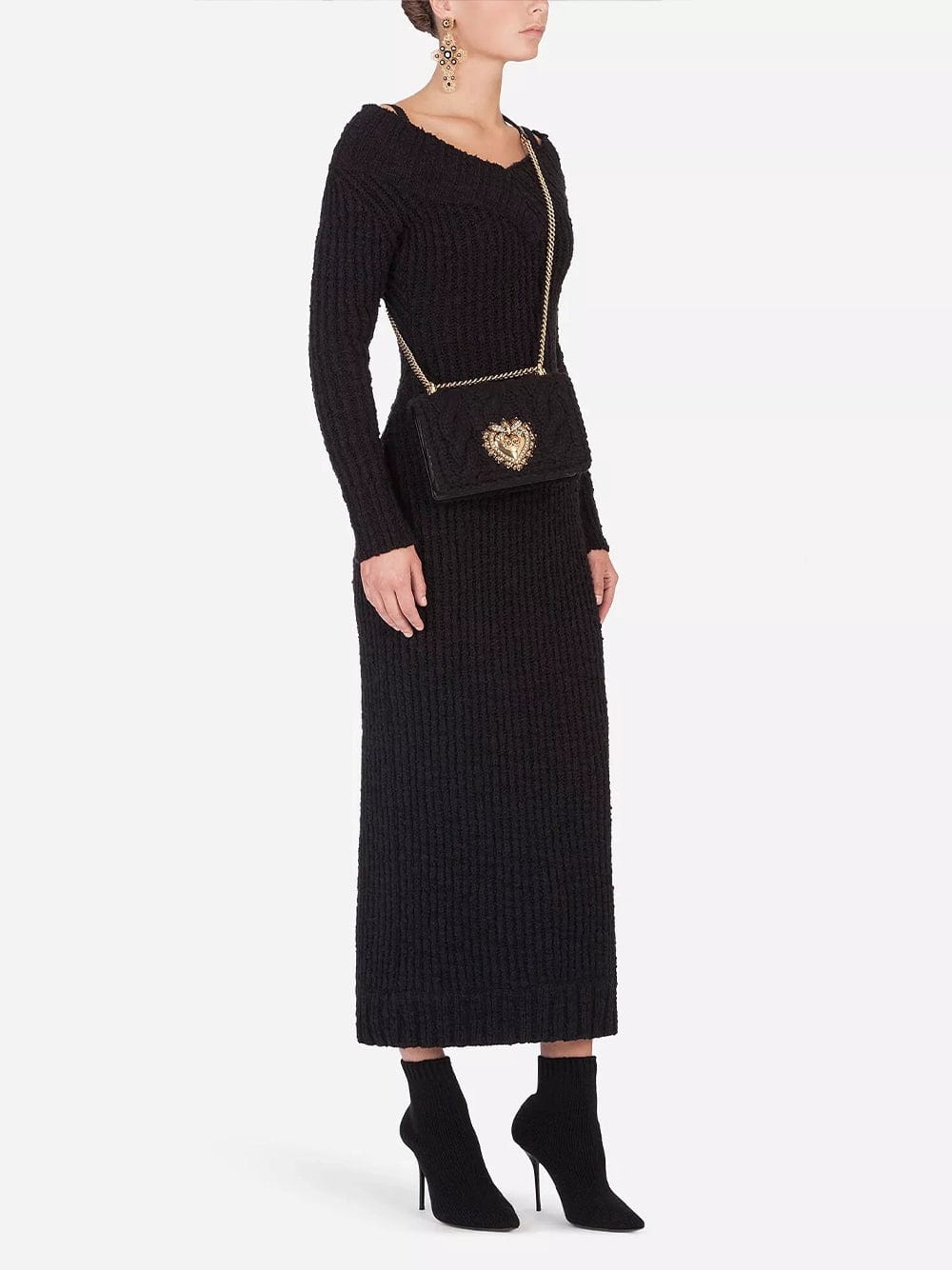 Dolce & Gabbana Long-Sleeved Knit Dress