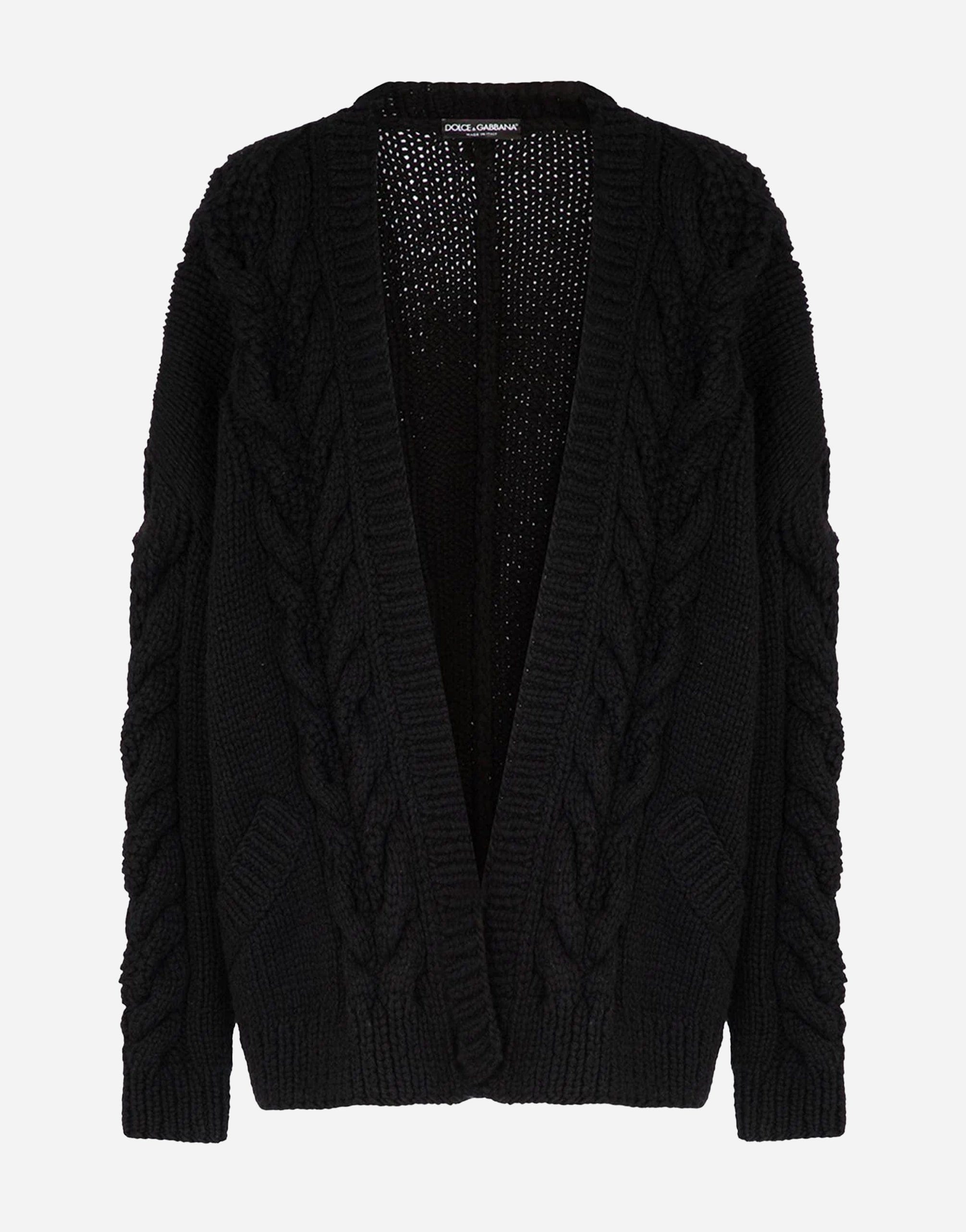 Long-Sleeved Wool And Cashmere Cardigan