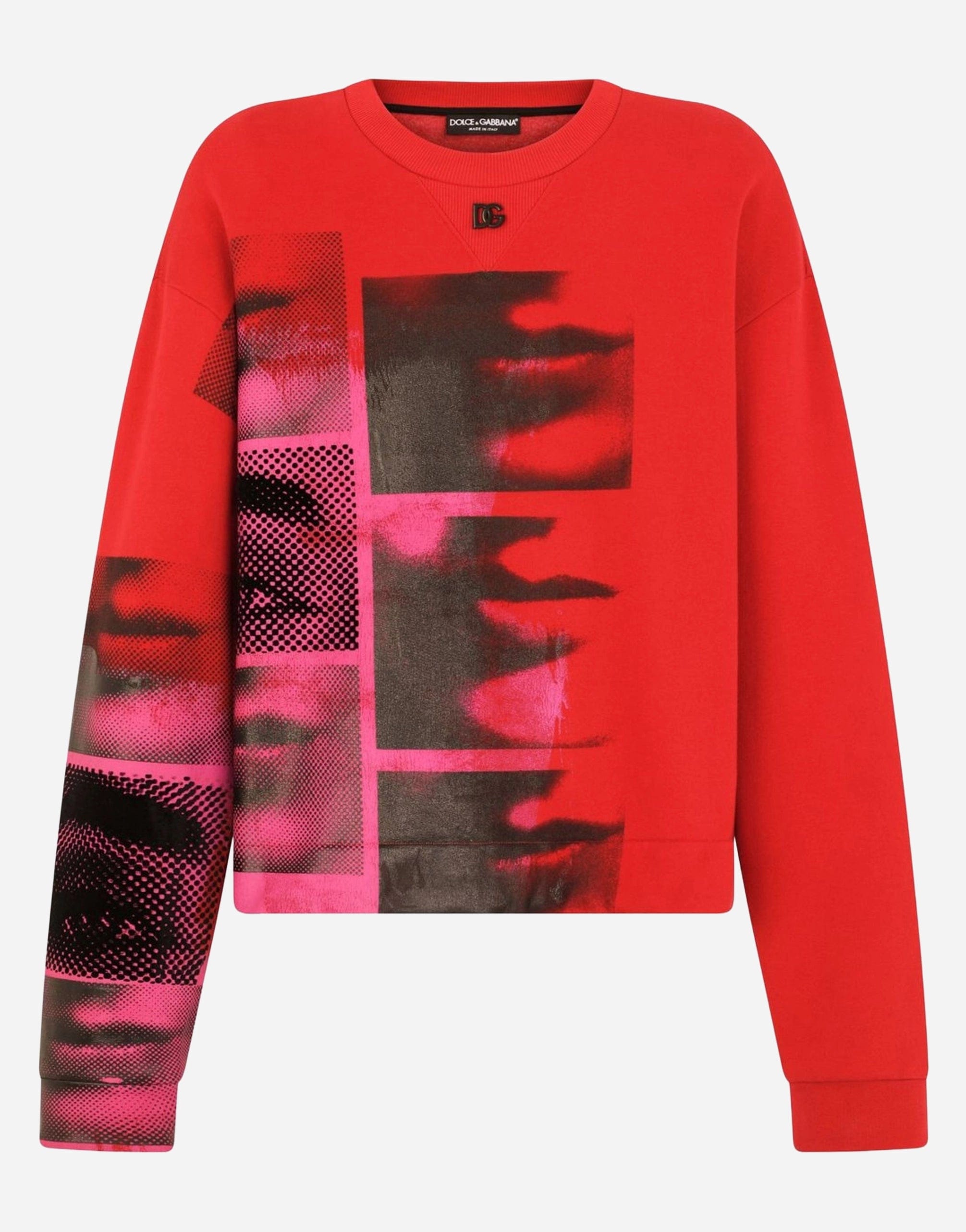 Dolce & Gabbana Look At Me Graphic-Print Sweatshirt