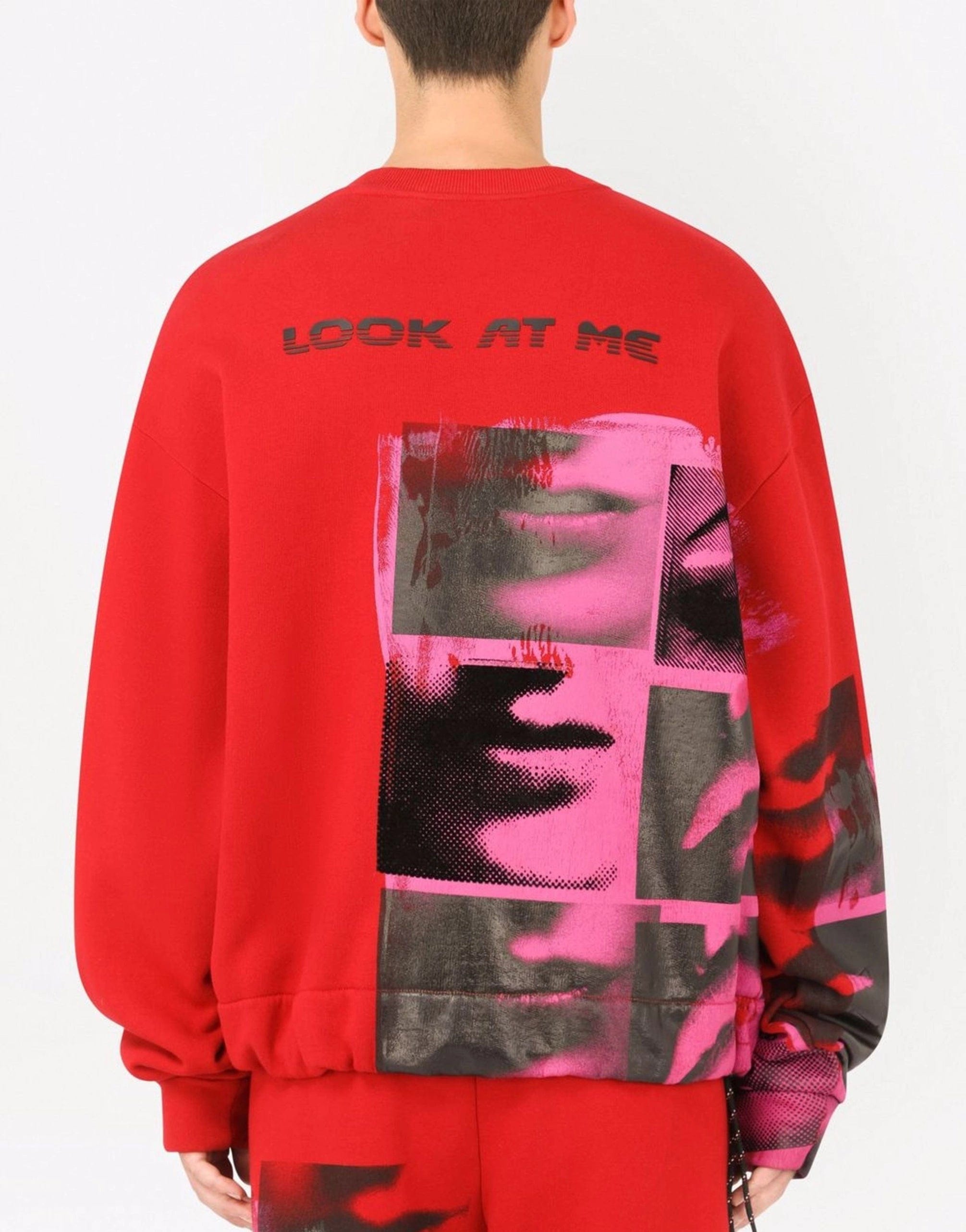 Dolce & Gabbana Look At Me Graphic-Print Sweatshirt
