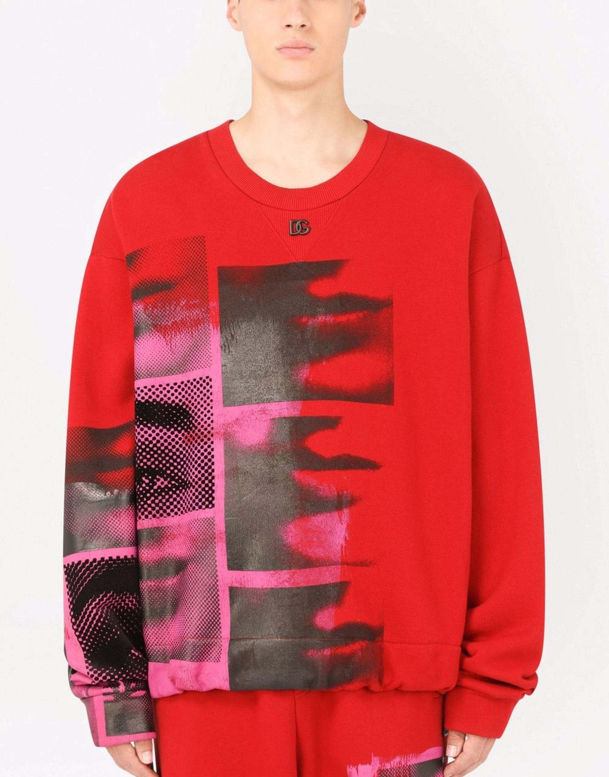 Dolce & Gabbana Look At Me Graphic-Print Sweatshirt