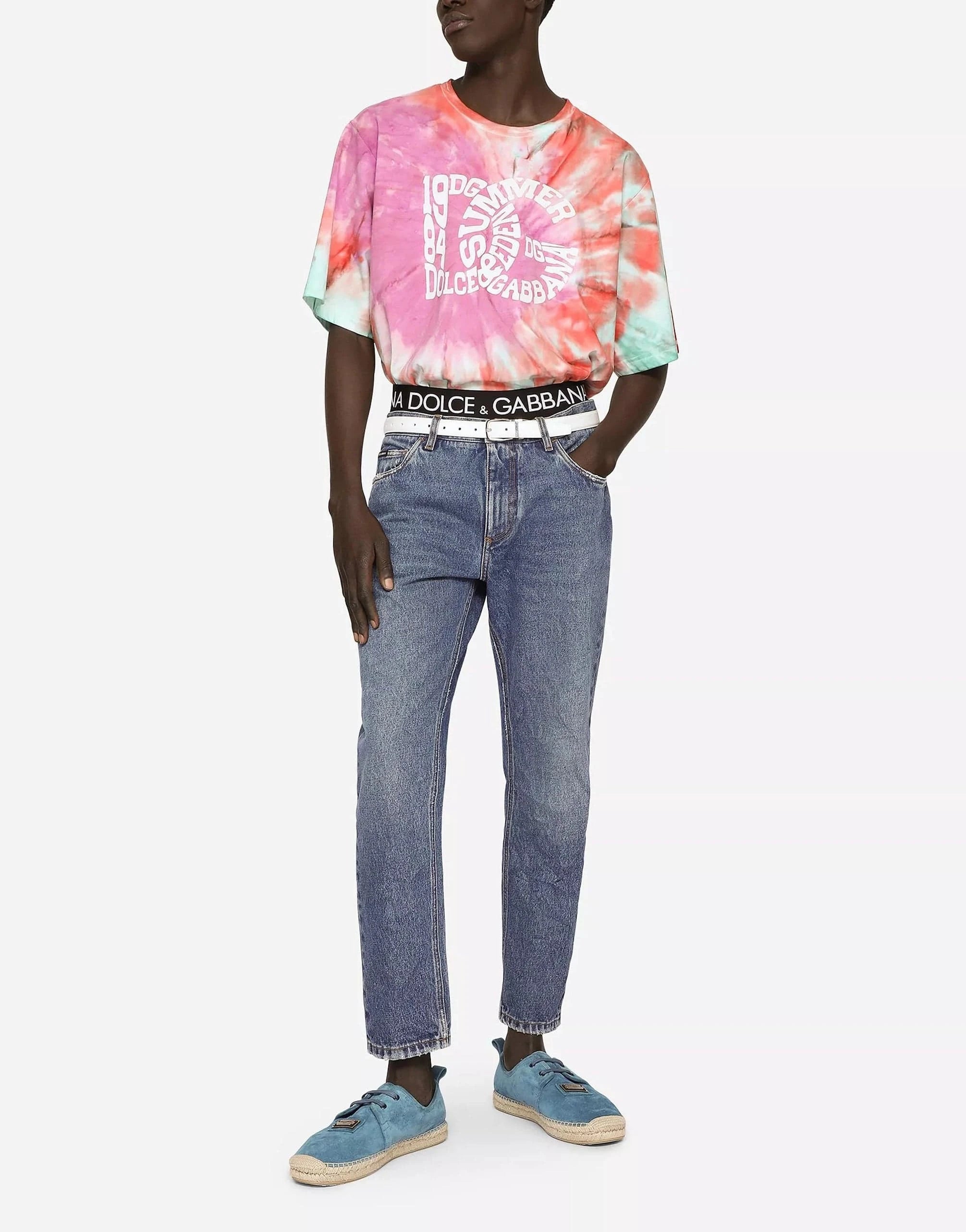 Dolce & Gabbana Loose Blue Wash Jeans - alternate view