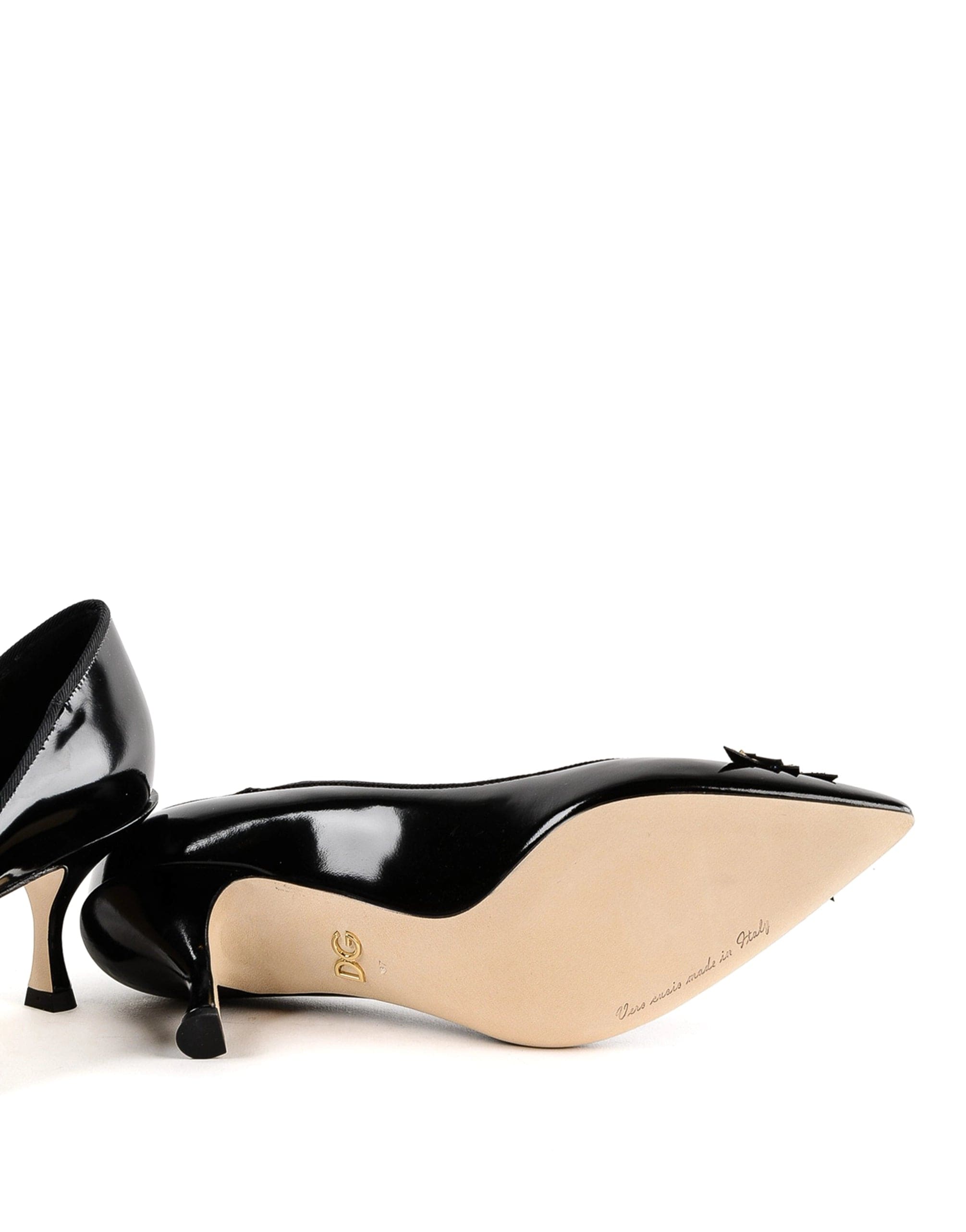 Dolce & Gabbana Lori Boom Patch Patent Leather Pumps