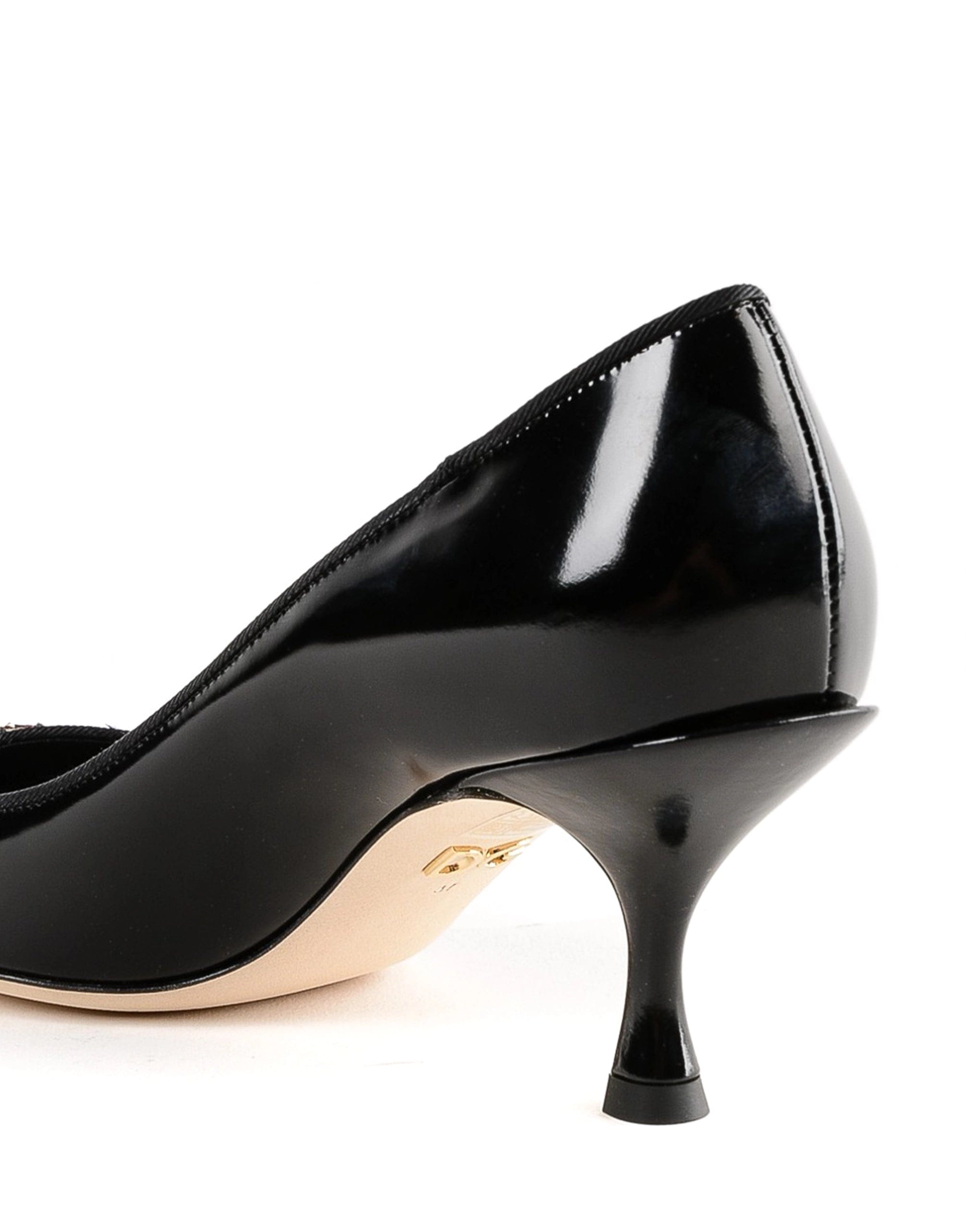 Dolce & Gabbana Lori Boom Patch Patent Leather Pumps