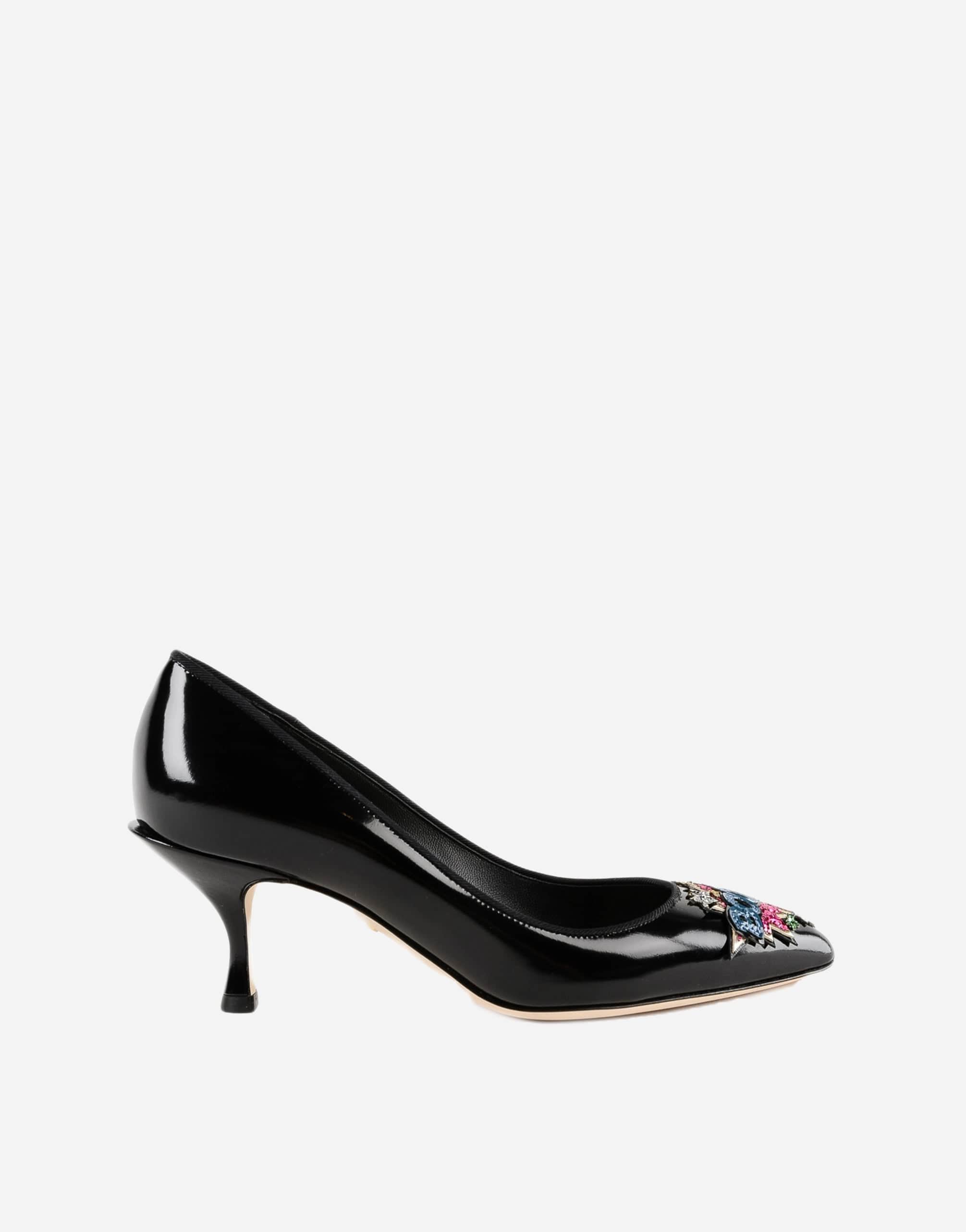 Dolce & Gabbana Lori Boom Patch Patent Leather Pumps