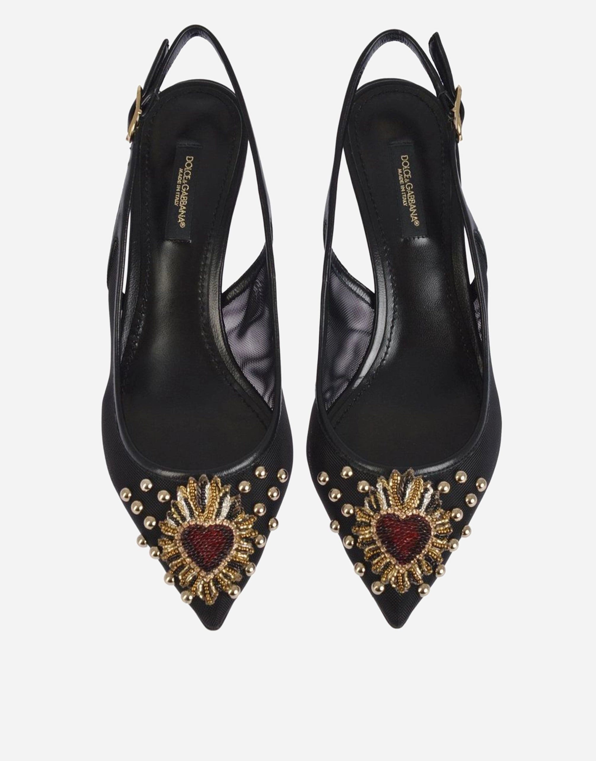 Dolce & Gabbana Lori Embellished Slingback Pumps