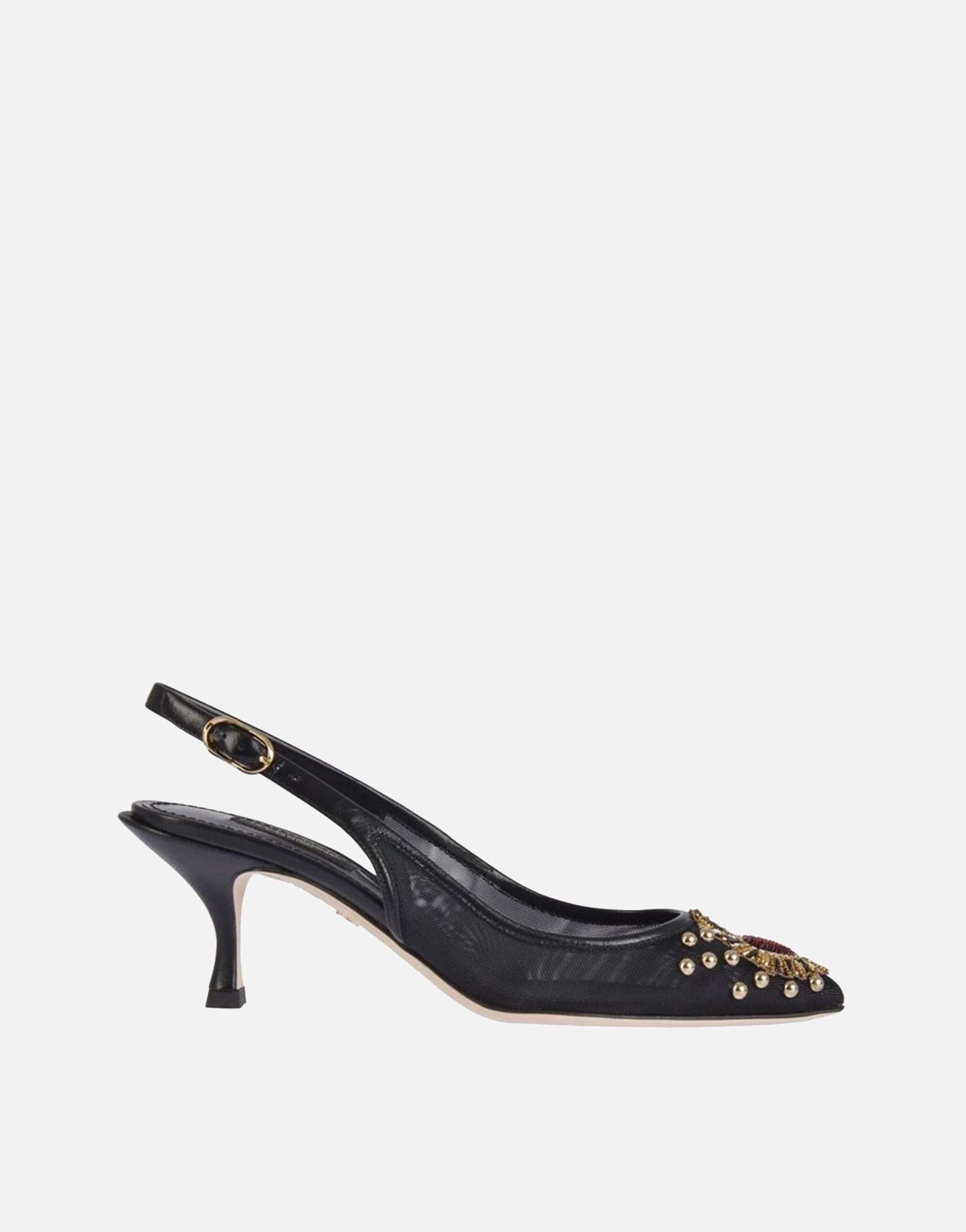 Dolce & Gabbana Lori Embellished Slingback Pumps