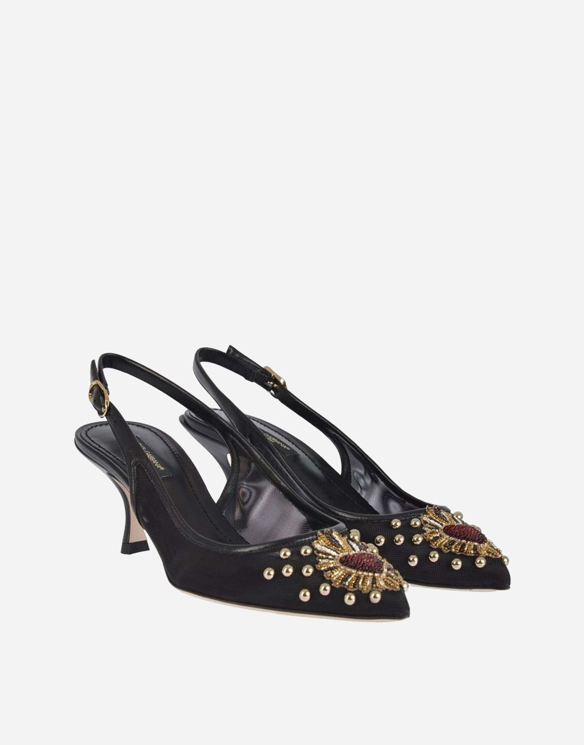 Dolce & Gabbana Lori Embellished Slingback Pumps