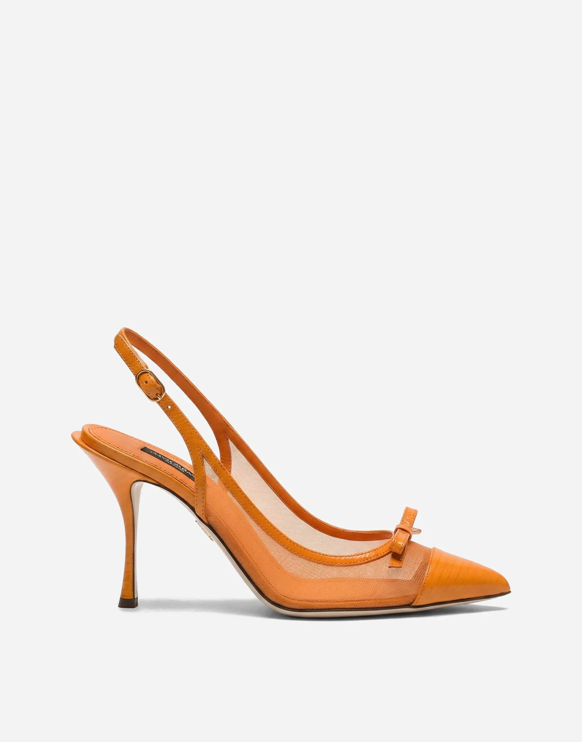 Dolce & Gabbana Lori Iguana-Print Slingbacks