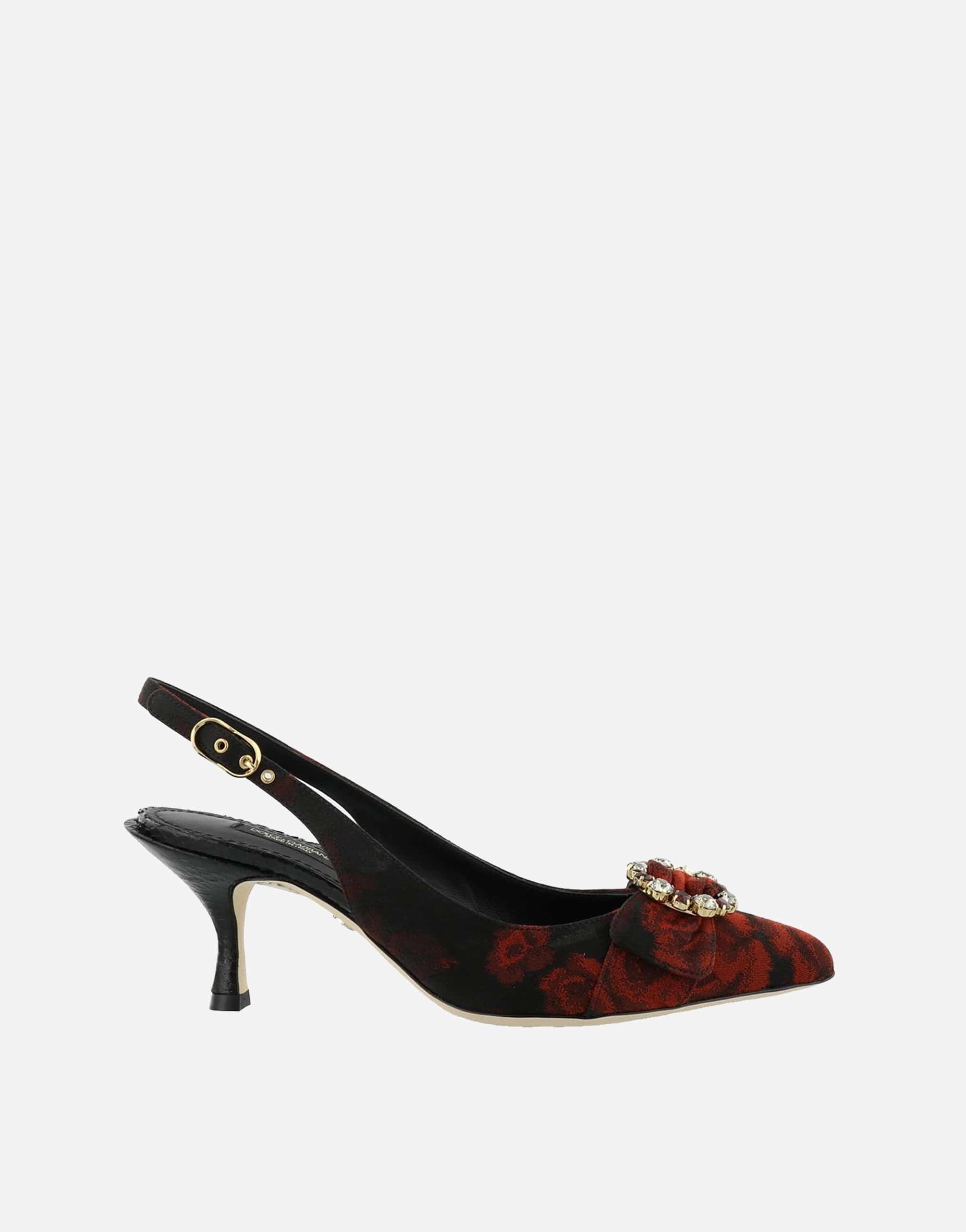 Dolce & Gabbana Lori Jewel Buckle Slingbacks