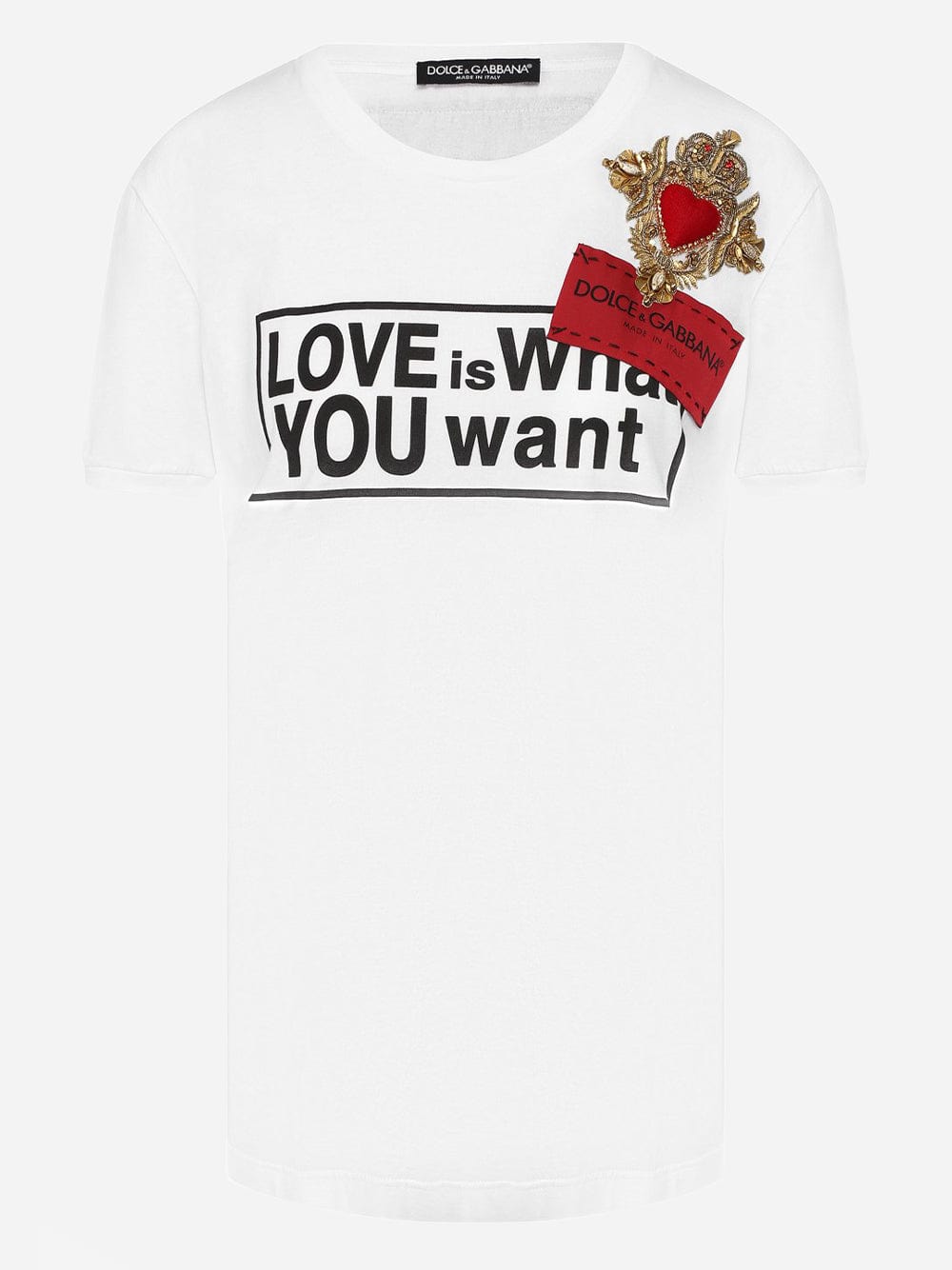 Dolce & Gabbana Love is What You Want T-Shirt