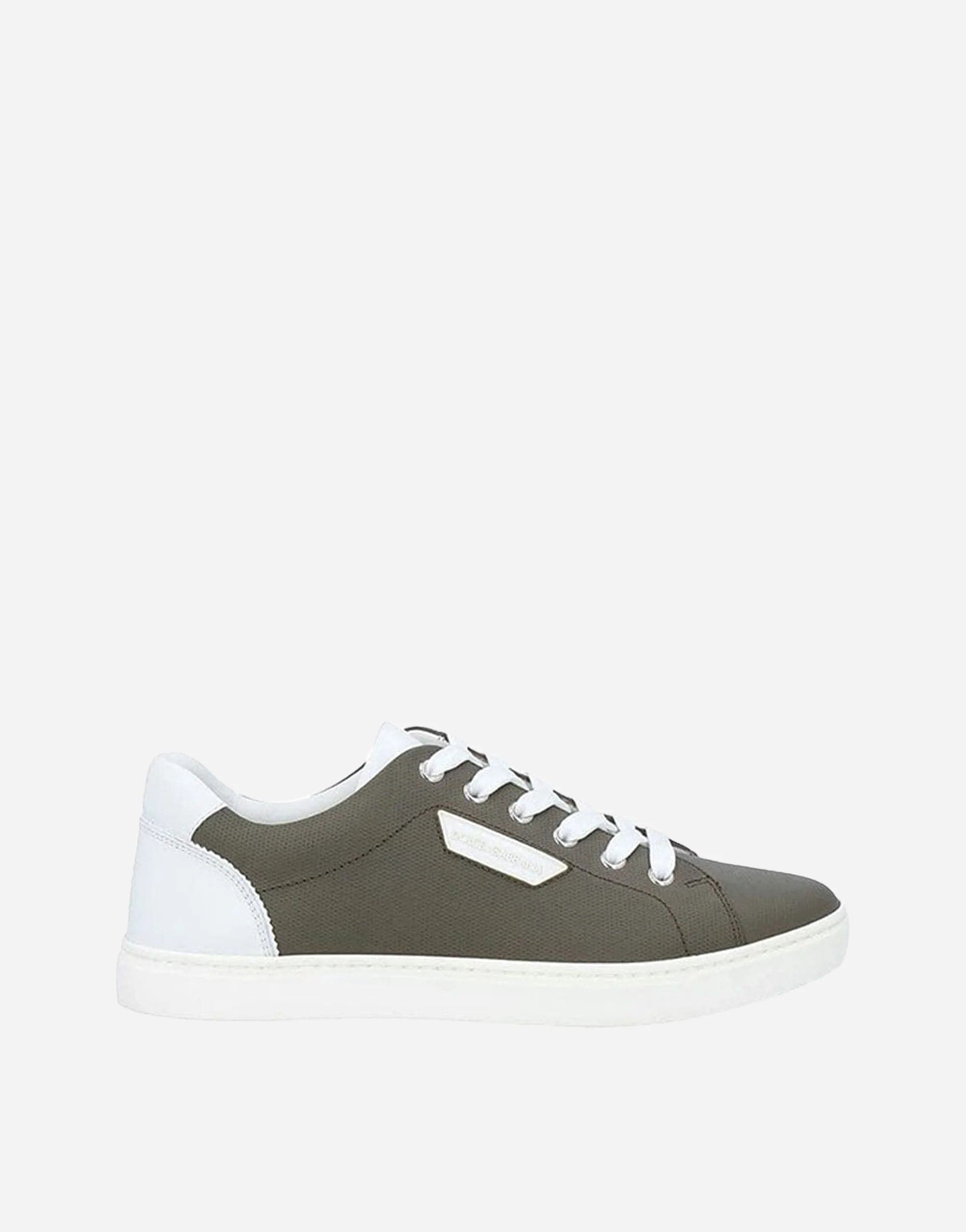 Dolce & Gabbana Low Top Two-Tone Logo Sneakers
