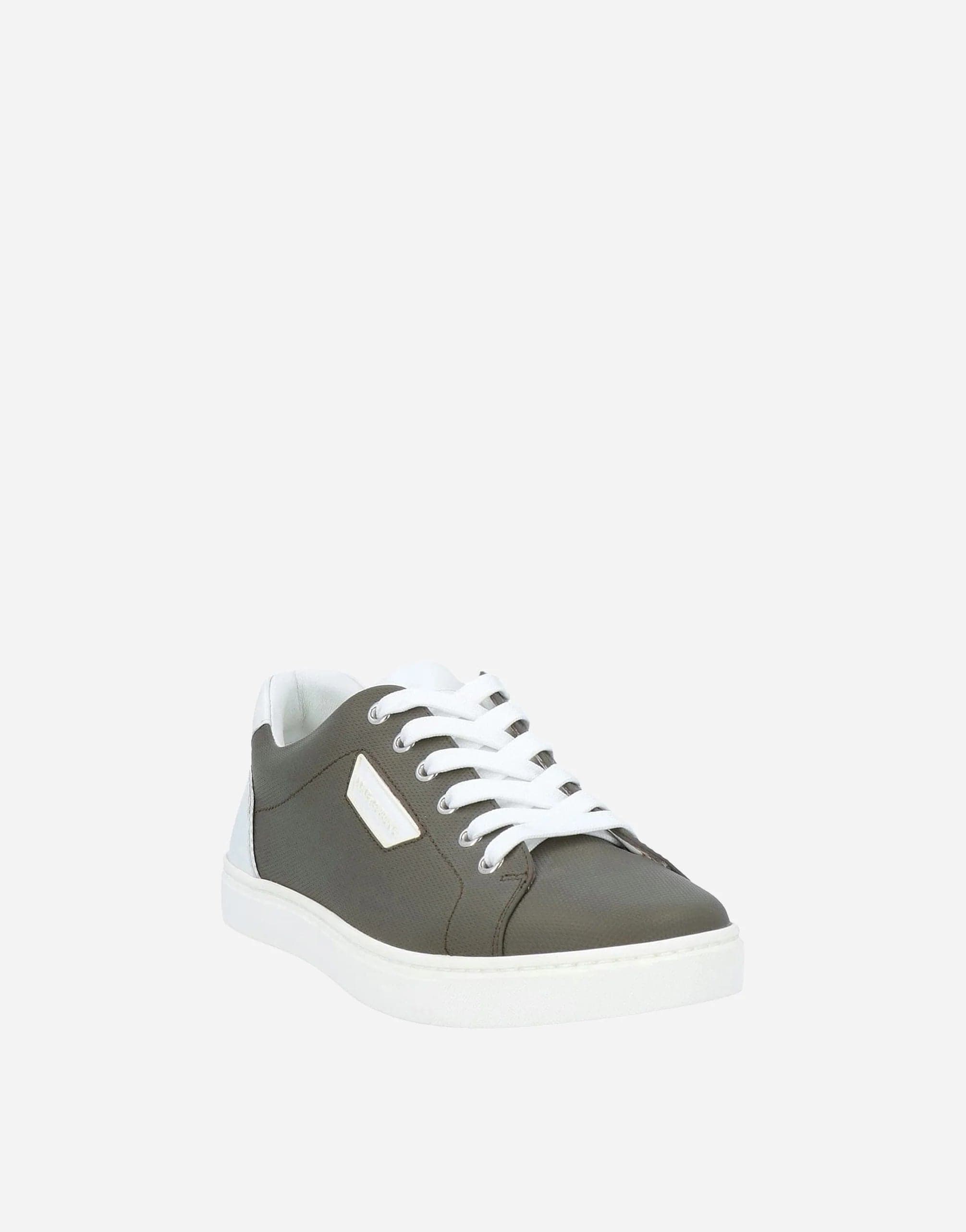 Dolce & Gabbana Low Top Two-Tone Logo Sneakers