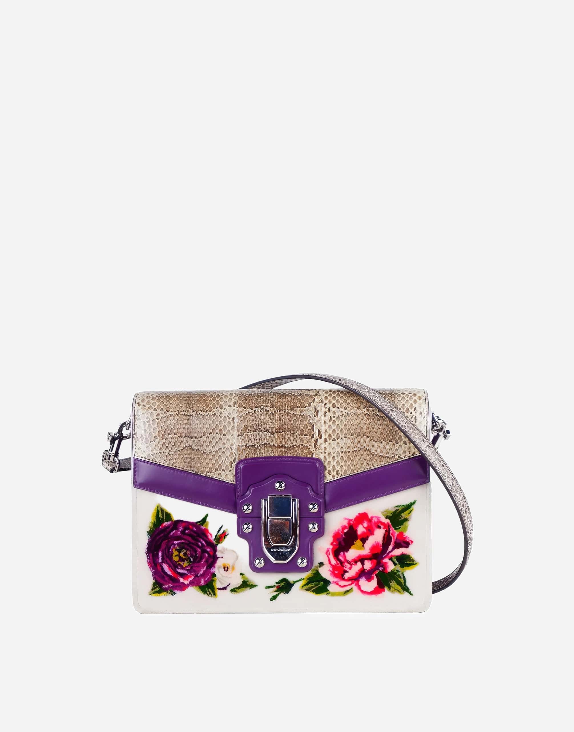 Dolce & Gabbana Lucia Crossbody Bag With Floral Print
