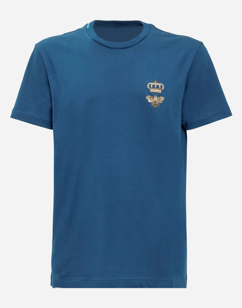 Dolce & Gabbana Lurex Embroidery T-Shirt | Sendegaro CH