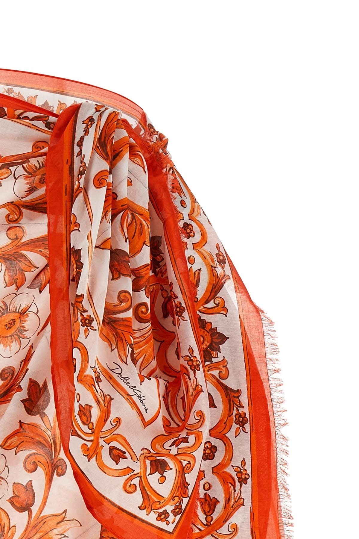 Dolce & Gabbana Dolce & Gabbana Maiolica Print Sarong Skirt