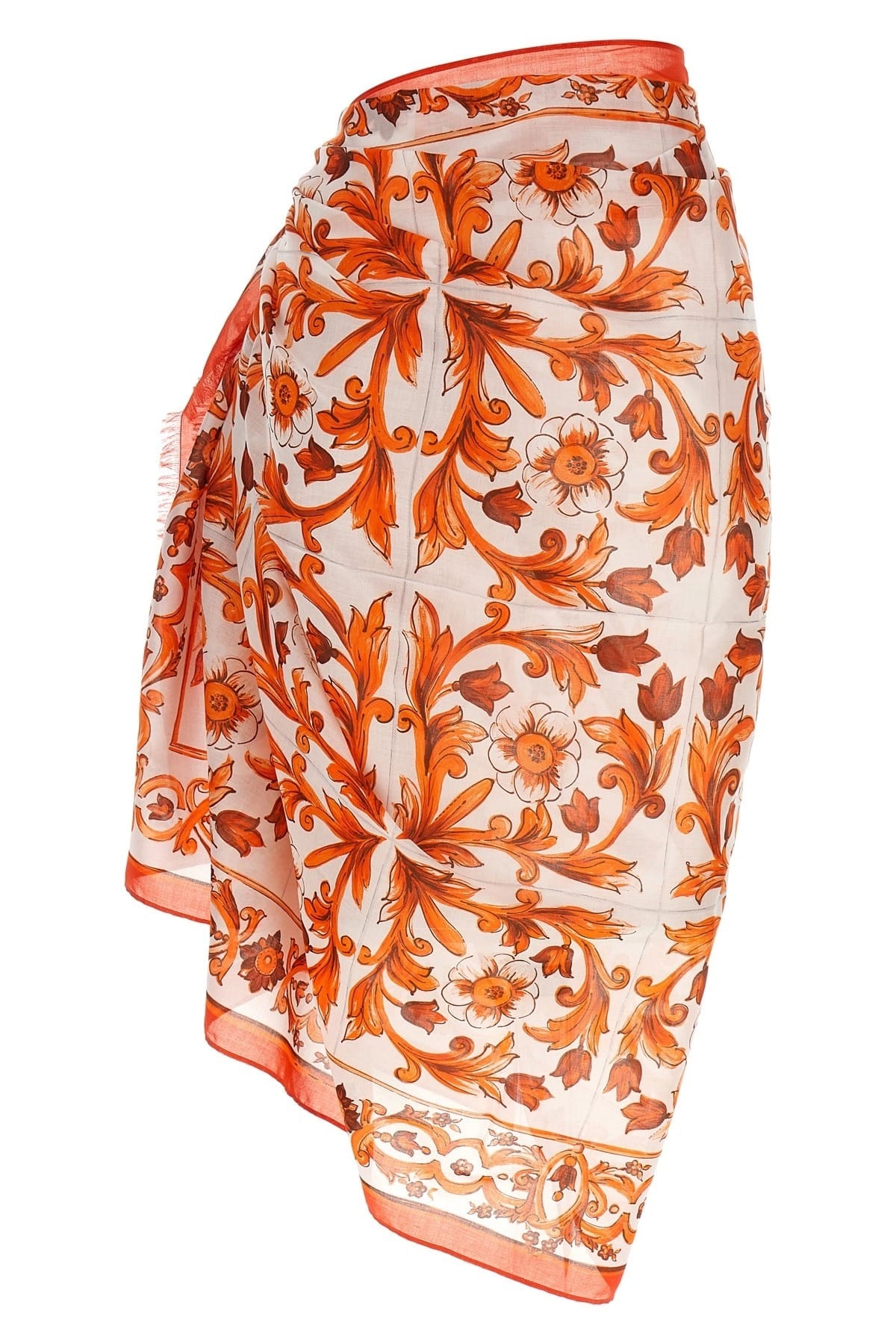 Dolce & Gabbana Dolce & Gabbana Maiolica Print Sarong Skirt