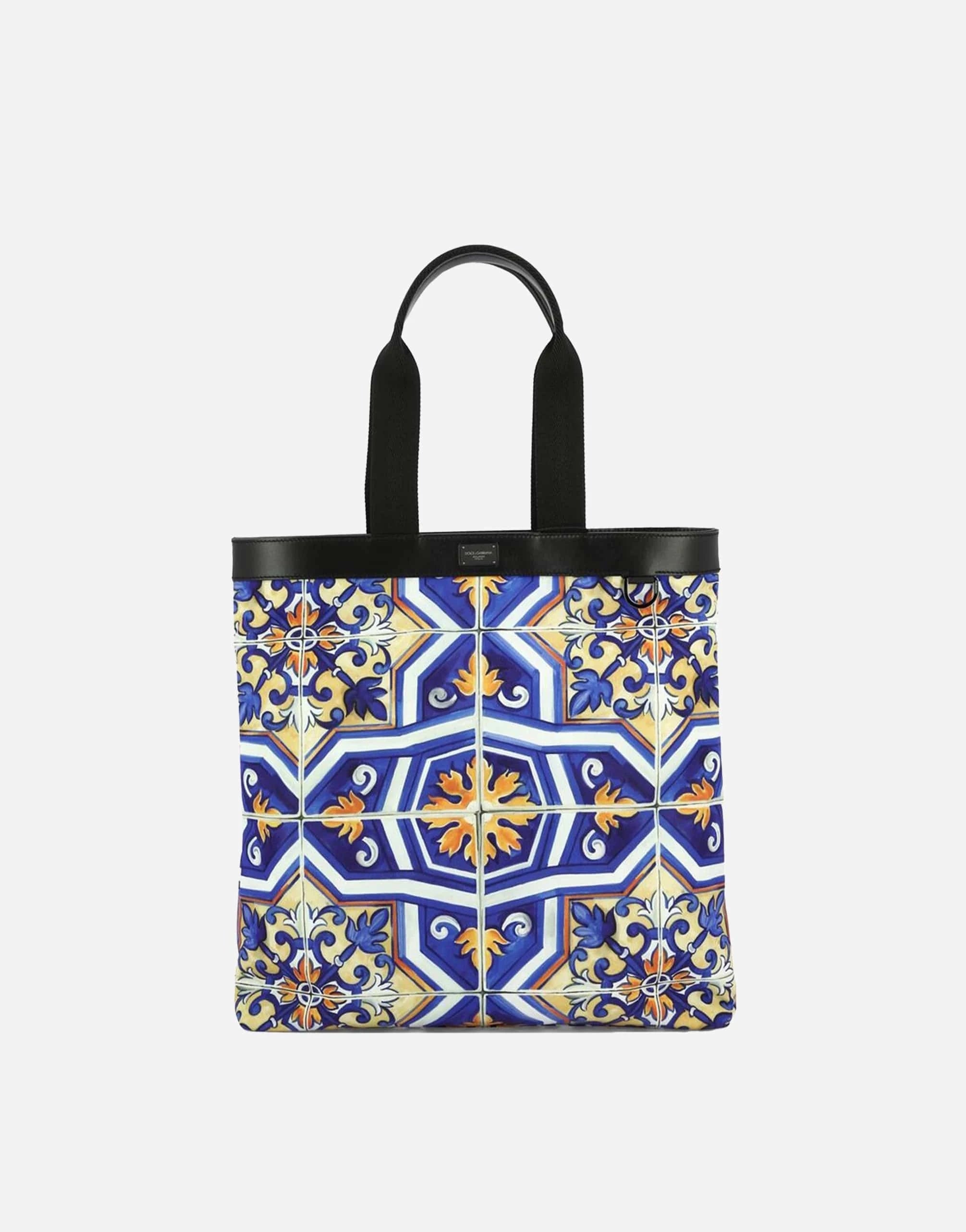 Dolce & Gabbana Maiolica-Print Shoulder Bag