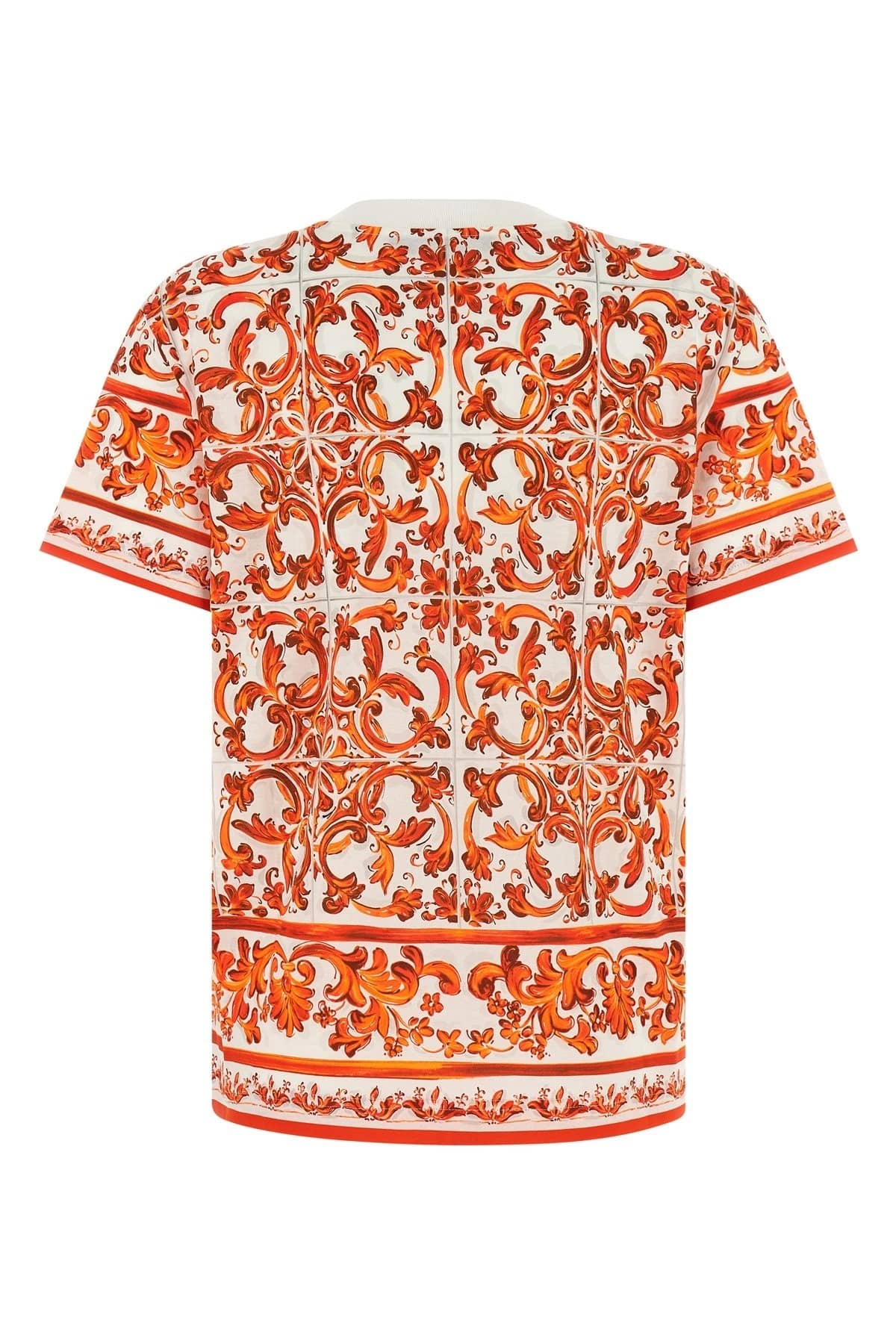 Dolce & Gabbana Dolce & Gabbana Maiolica Print T-Shirt