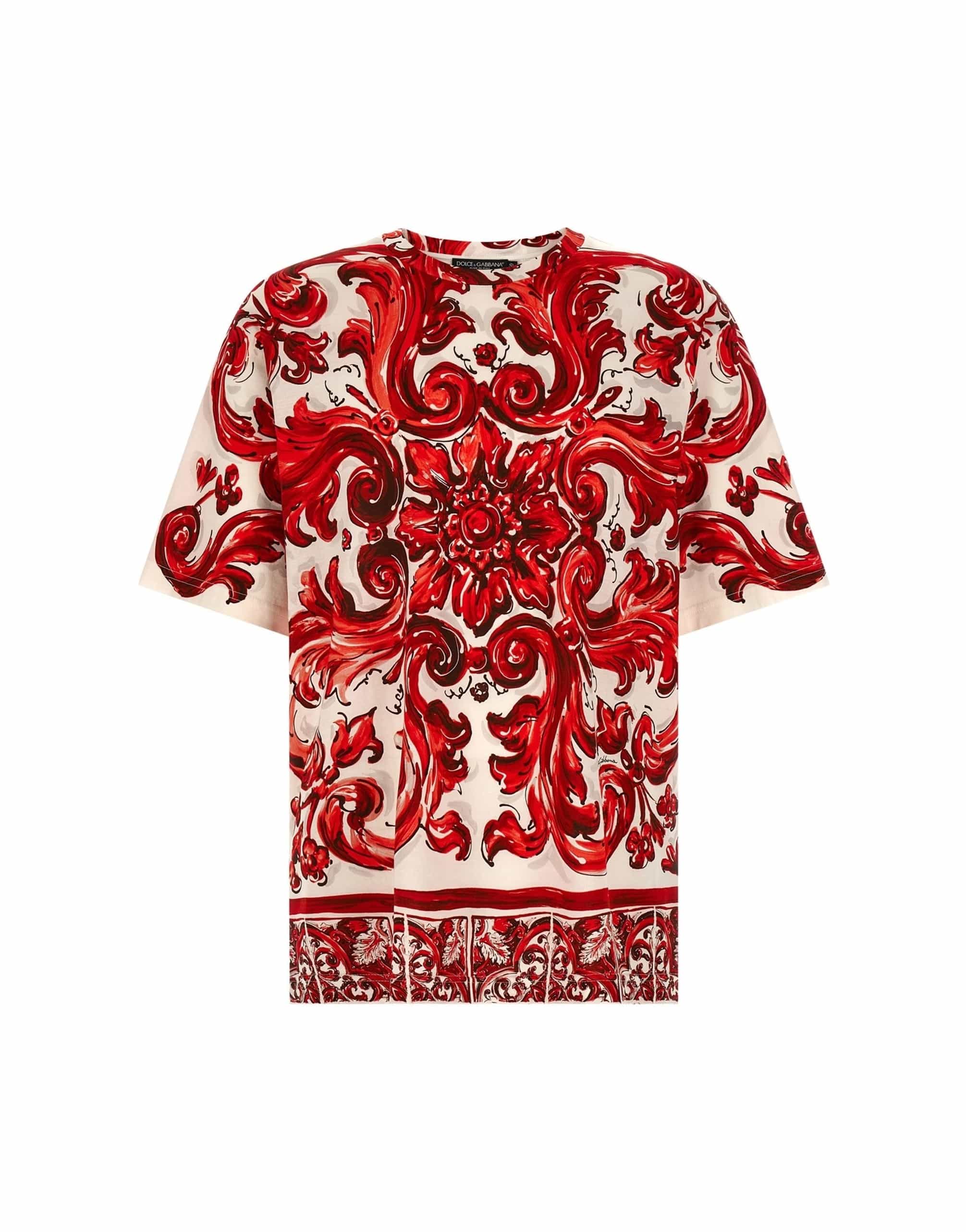 Dolce & Gabbana Dolce & Gabbana Maiolica T-Shirt