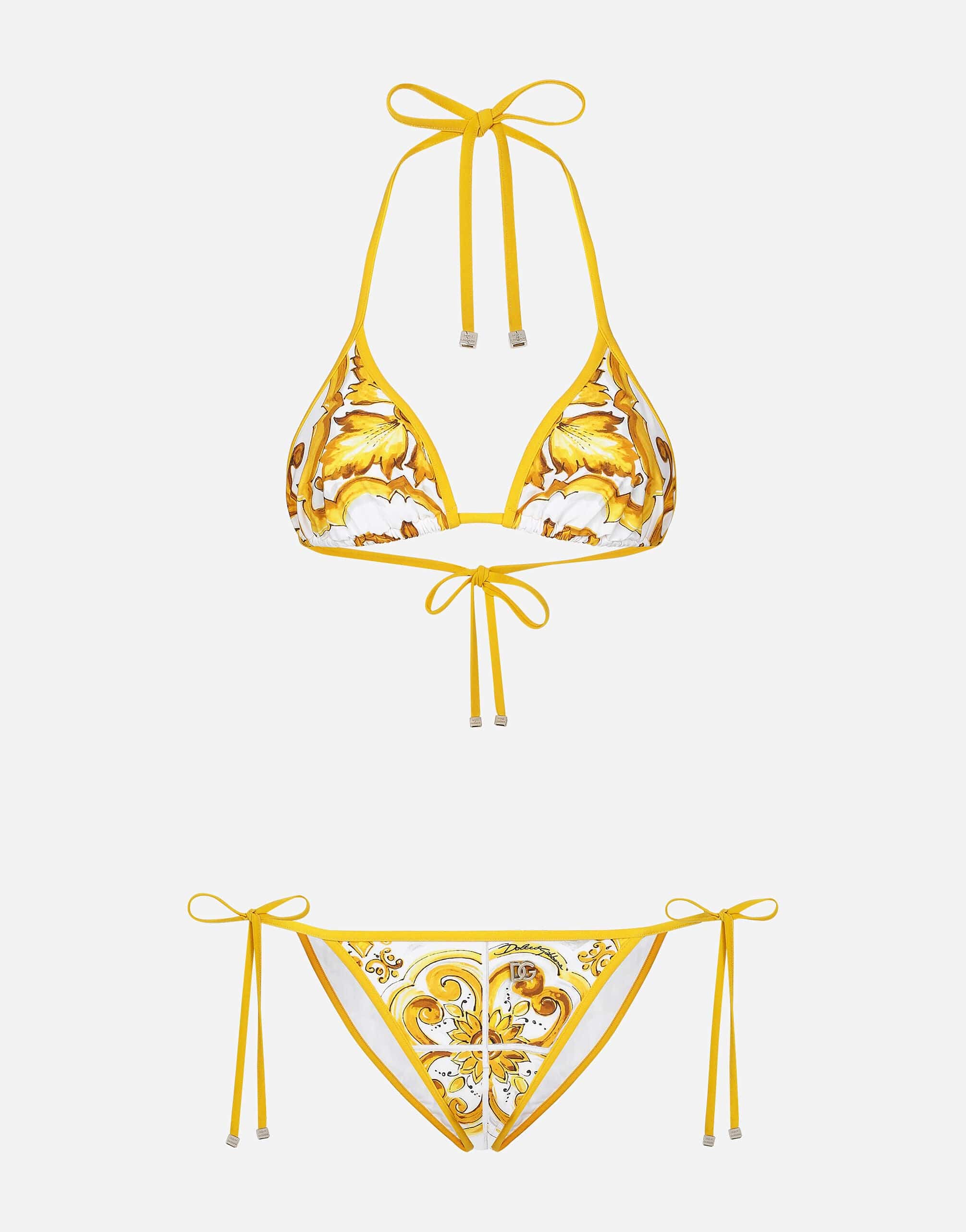 Dolce & Gabbana Majolica Triangle Bikini