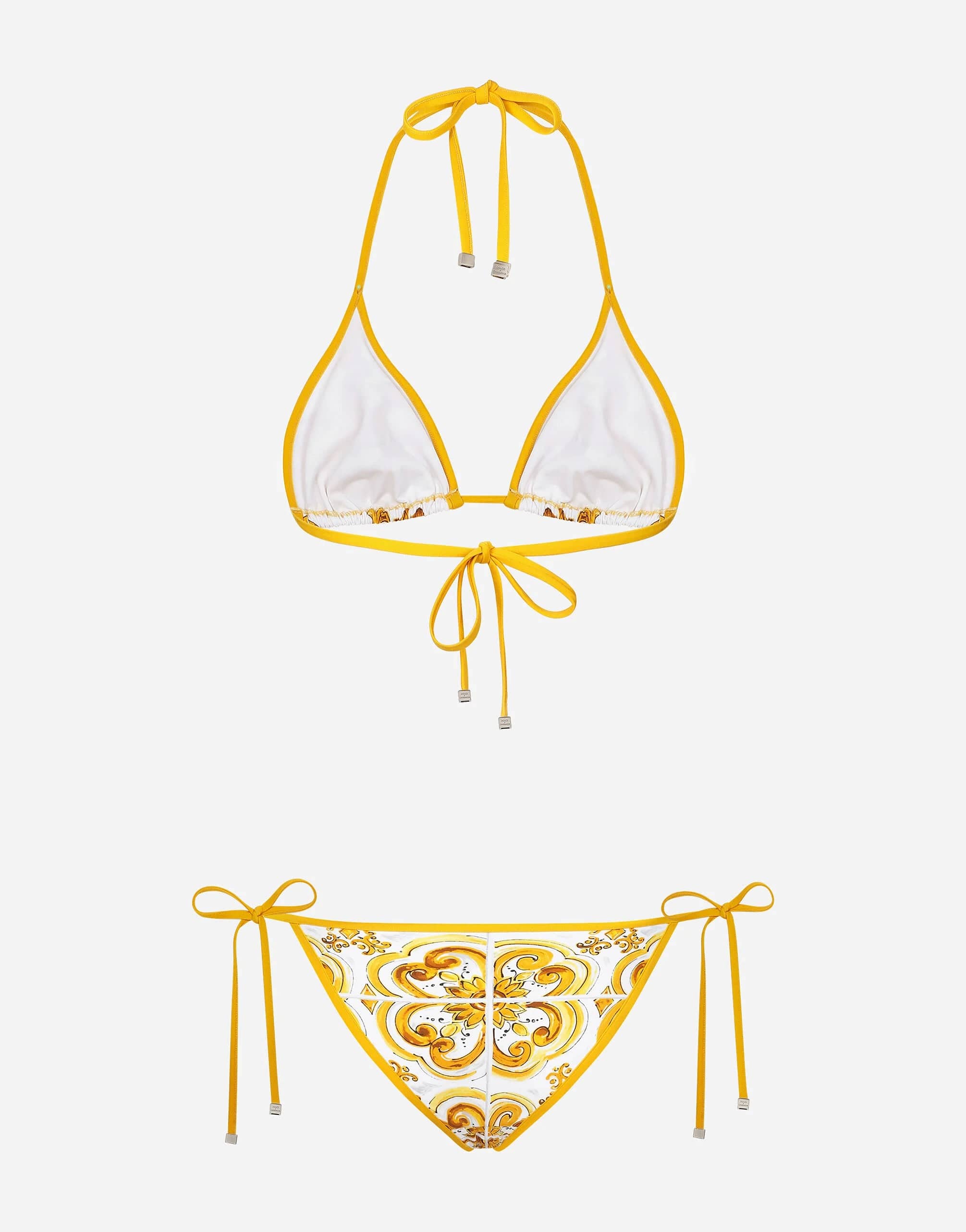 Dolce & Gabbana Majolica Triangle Bikini