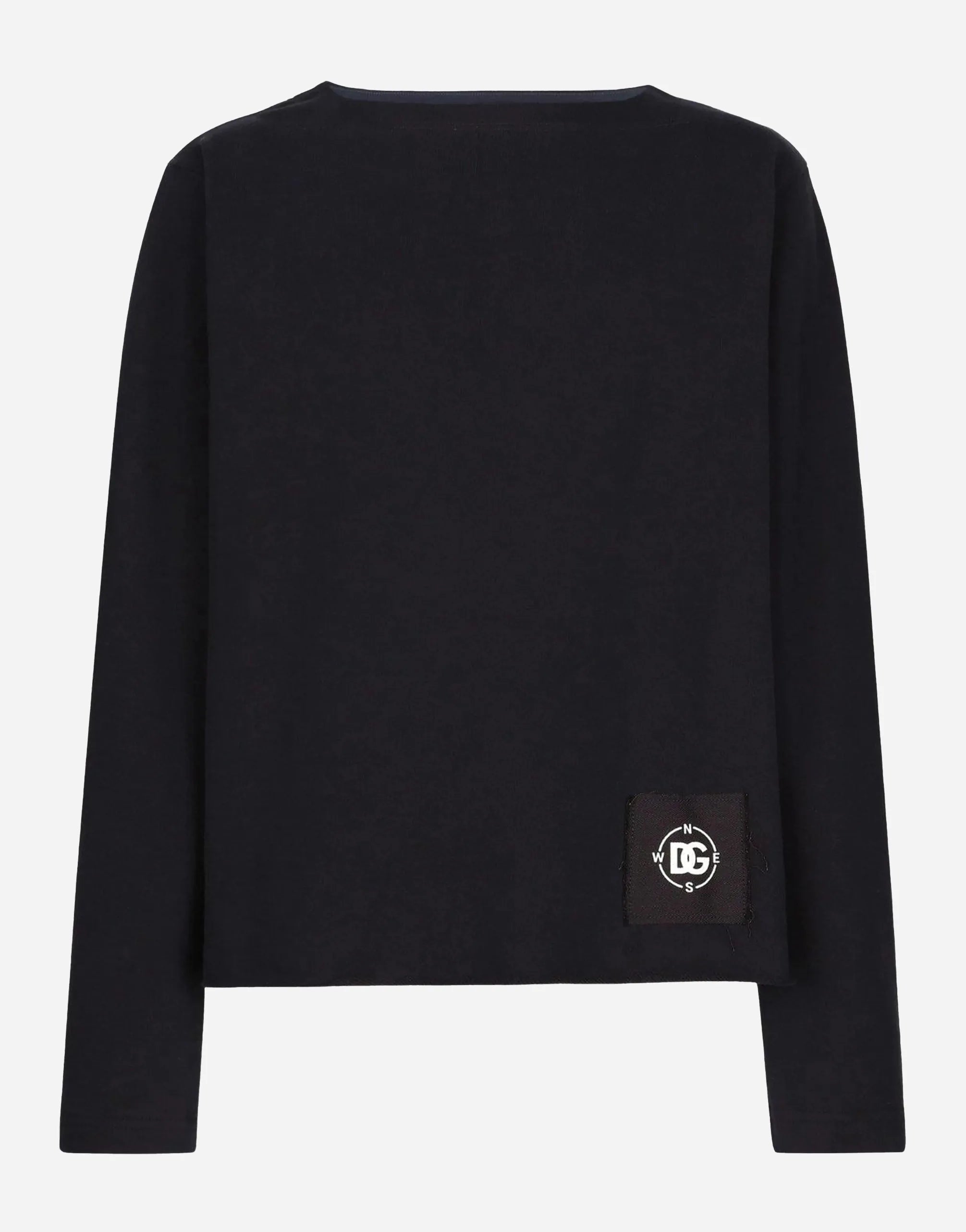 Dolce & Gabbana Dolce & Gabbana Marina Print Boat Neck Sweatshirt