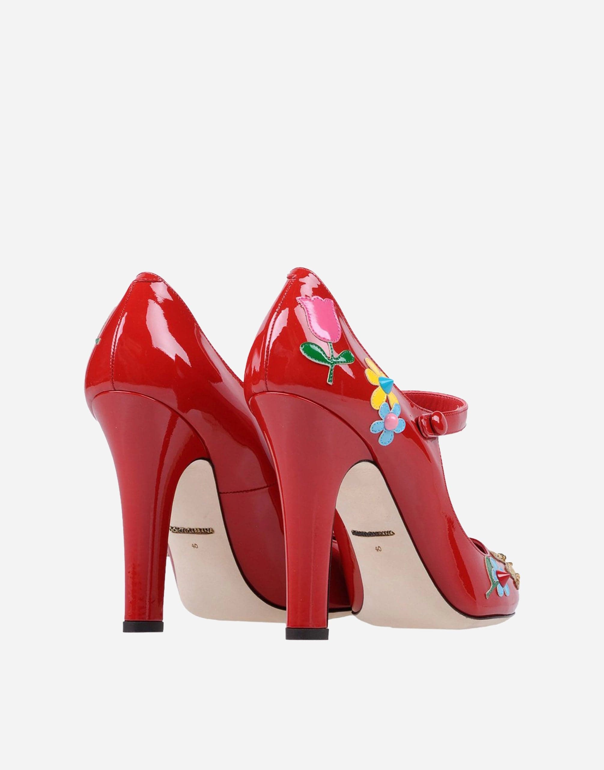 Dolce & Gabbana Mary Jane Flower Patch Pumps