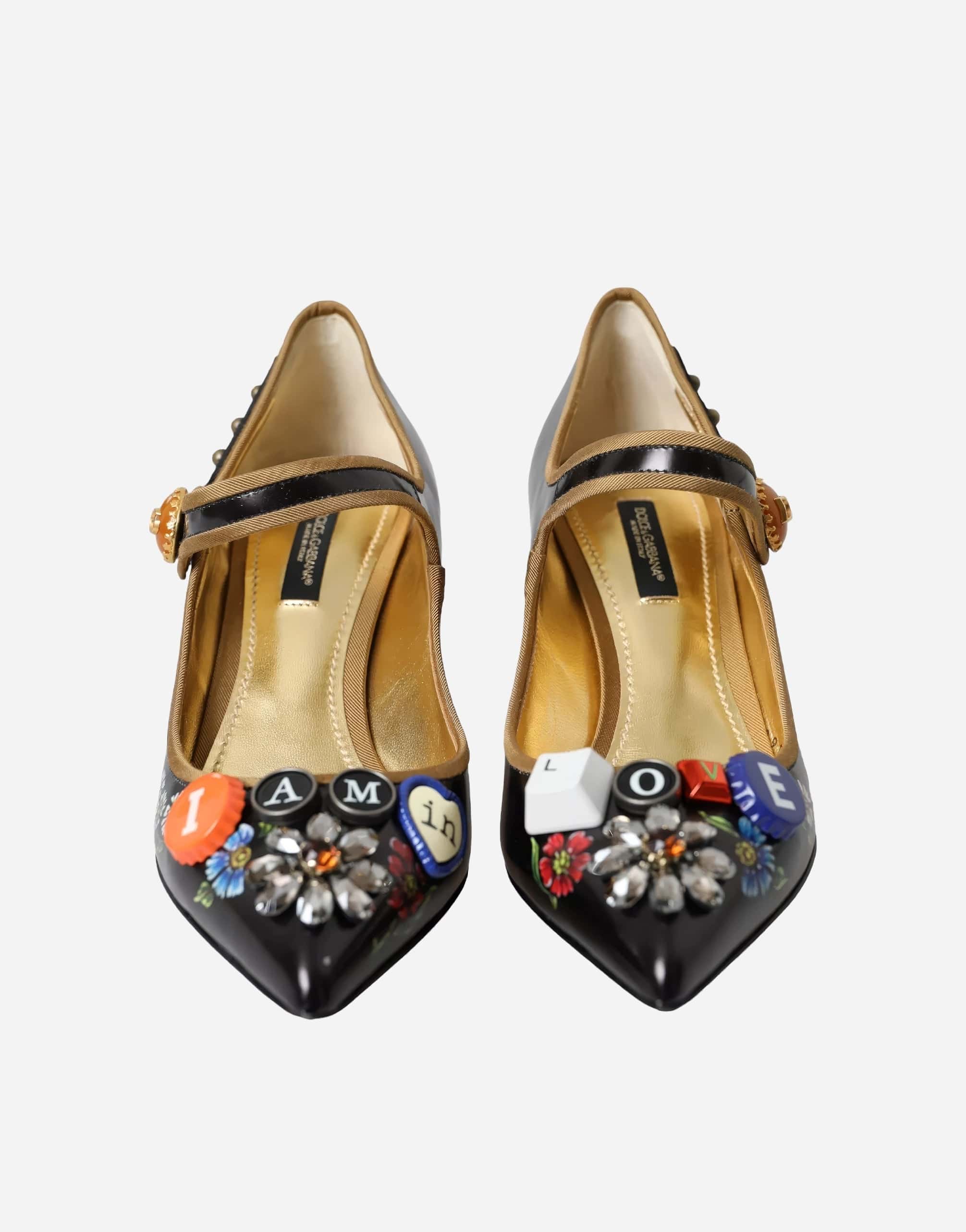 Dolce & Gabbana Mary Jane Pumps With Embellishments