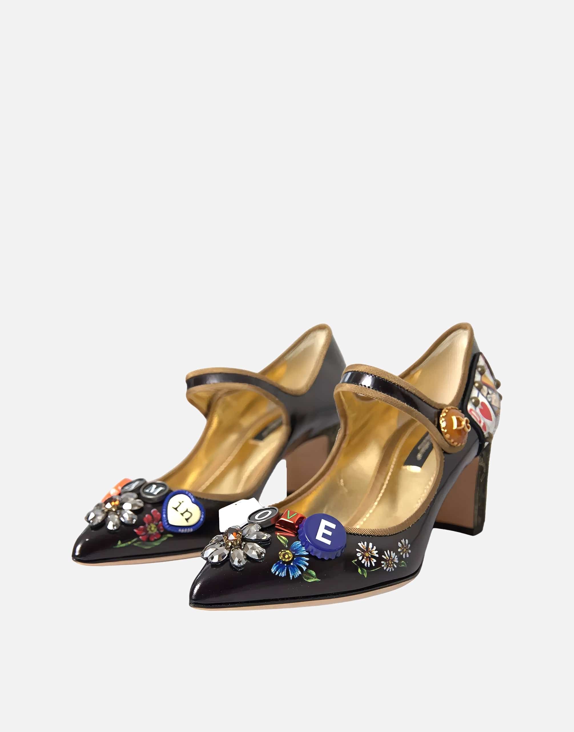 Dolce & Gabbana Mary Jane Pumps With Embellishments