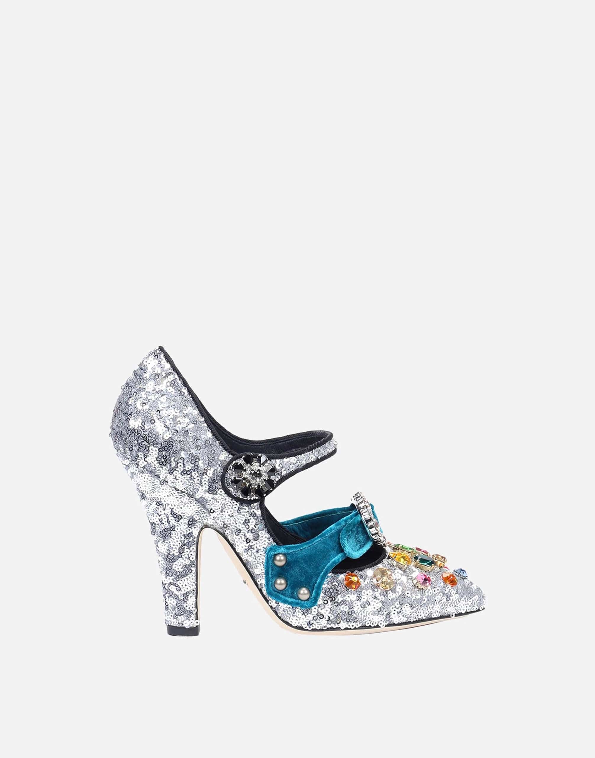 Dolce & Gabbana Mary Jane Sequined Pumps
